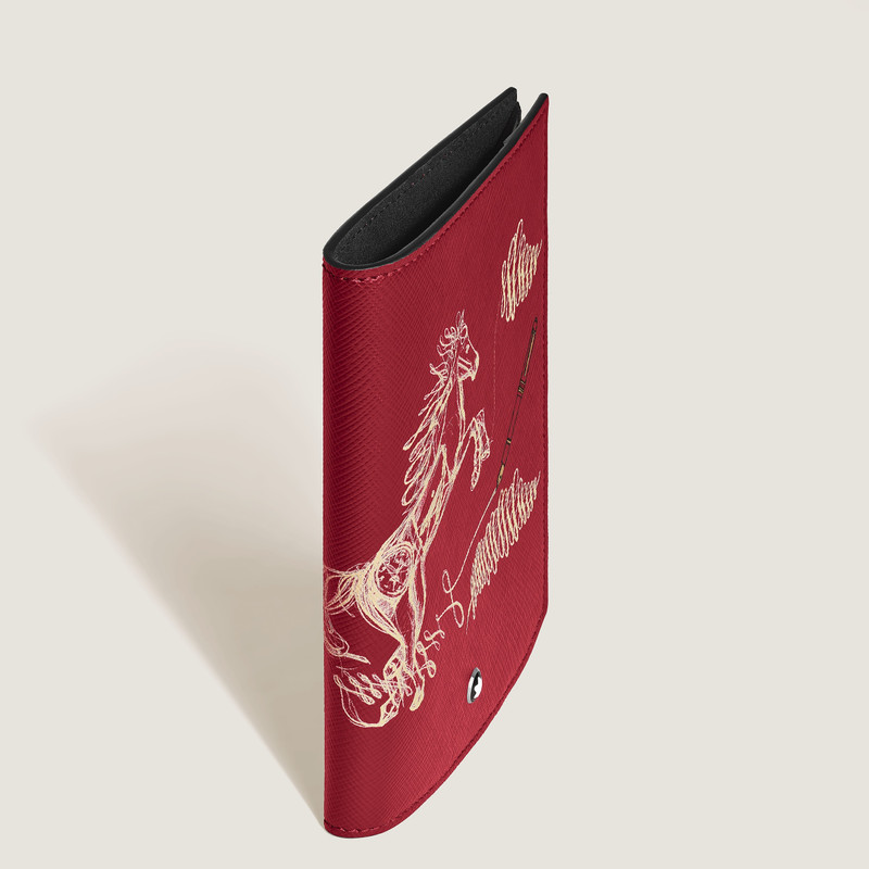 PASSPORT HOLDER YEAR OF THE HORSE IN SARTORIAL LEATHER 3