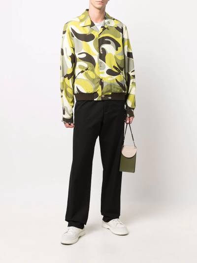 Marni abstract-print overshirt outlook