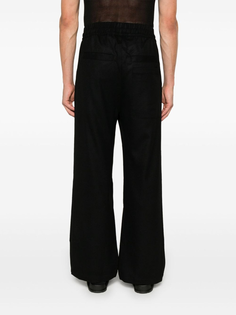 low-crotch drawstring track pants 4
