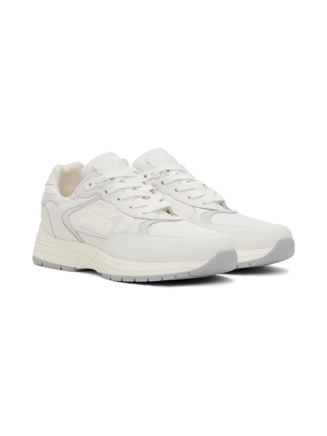 White GZ Runner Sneakers - 4