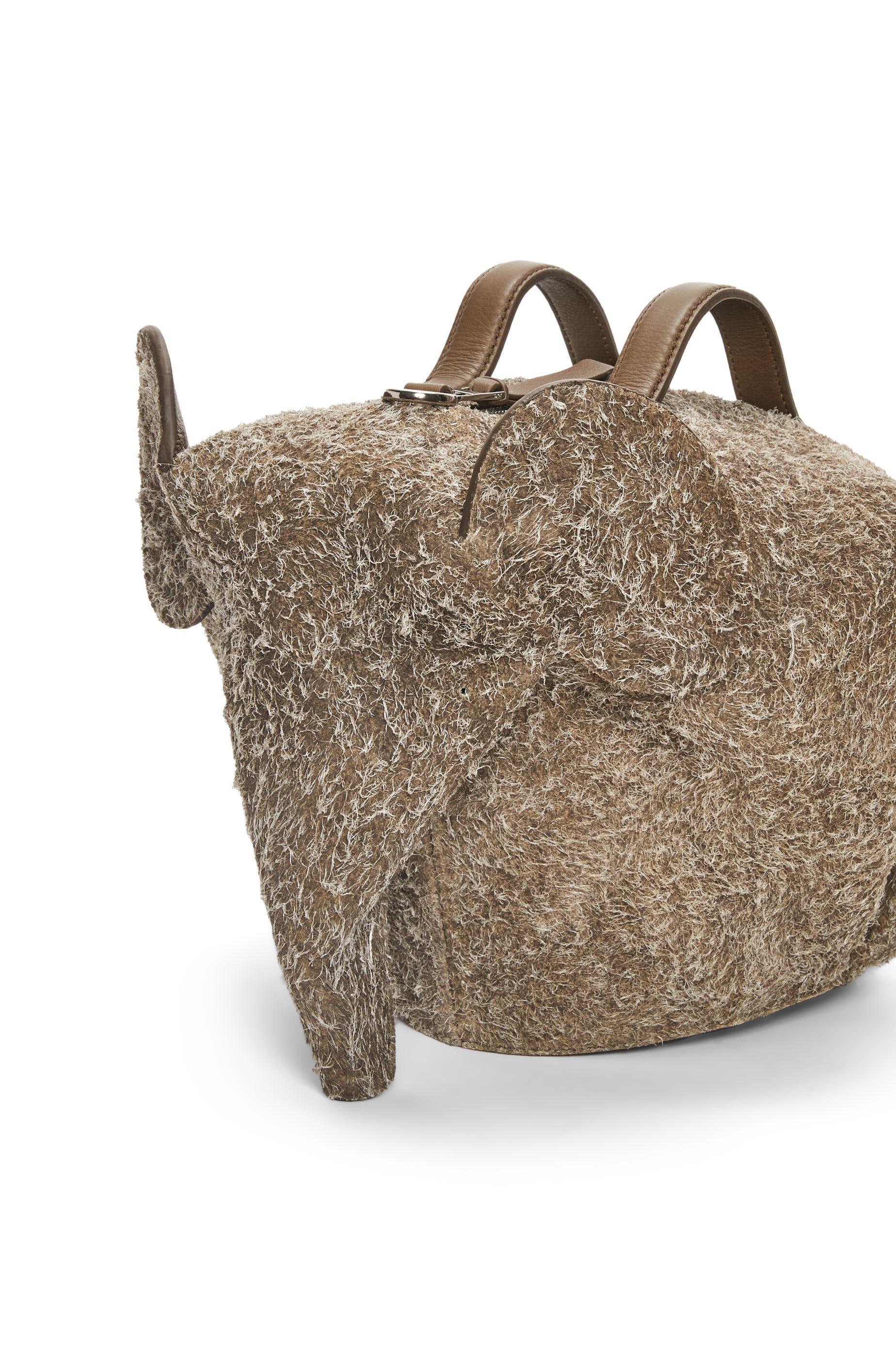 Large Elephant bag in brushed suede - 6