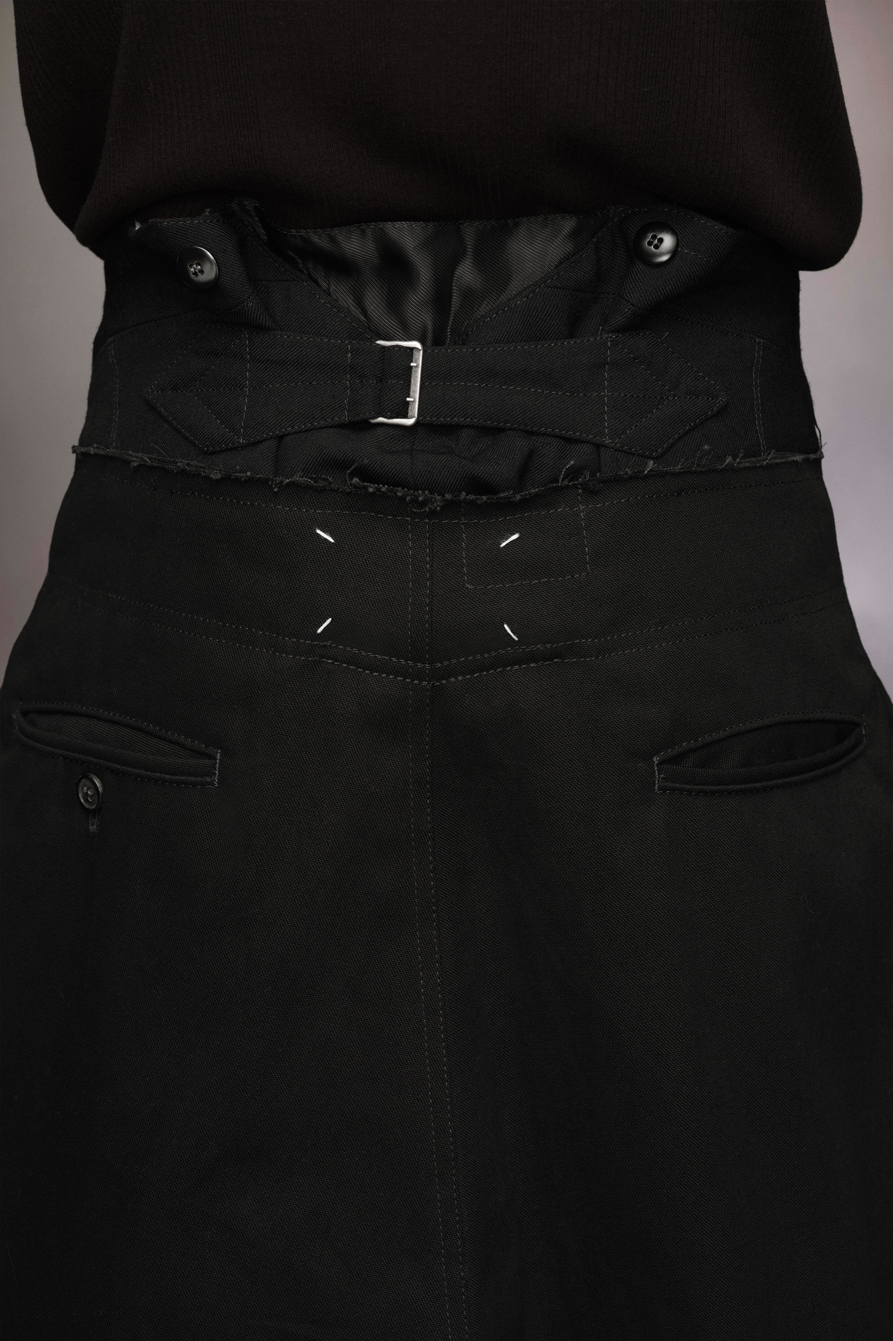 Spliced cotton shorts - 6