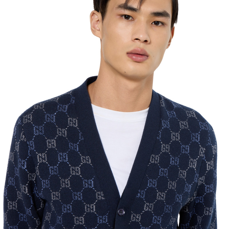GG double wool knit sweater 4