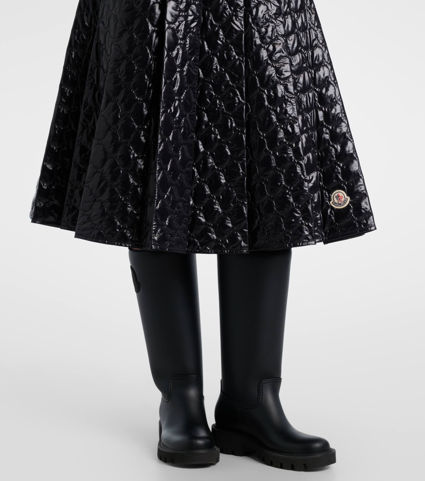 Quilted midi skirt - 5