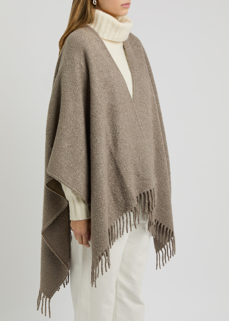 EILEEN FISHER Eileen Fisher Bouclé Alpaca-blend Shawl outlook