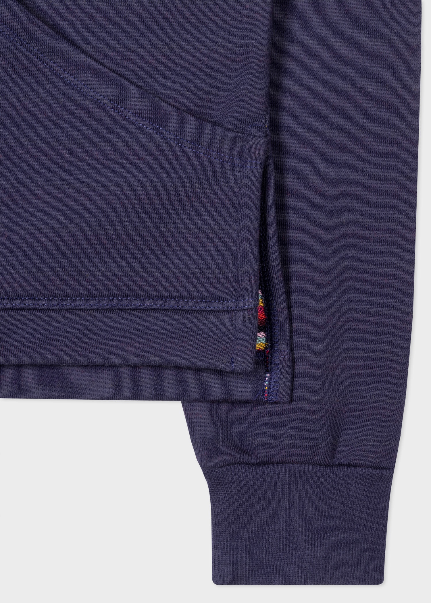 Lounge Hoodie With 'Swirl' Stripe - 3