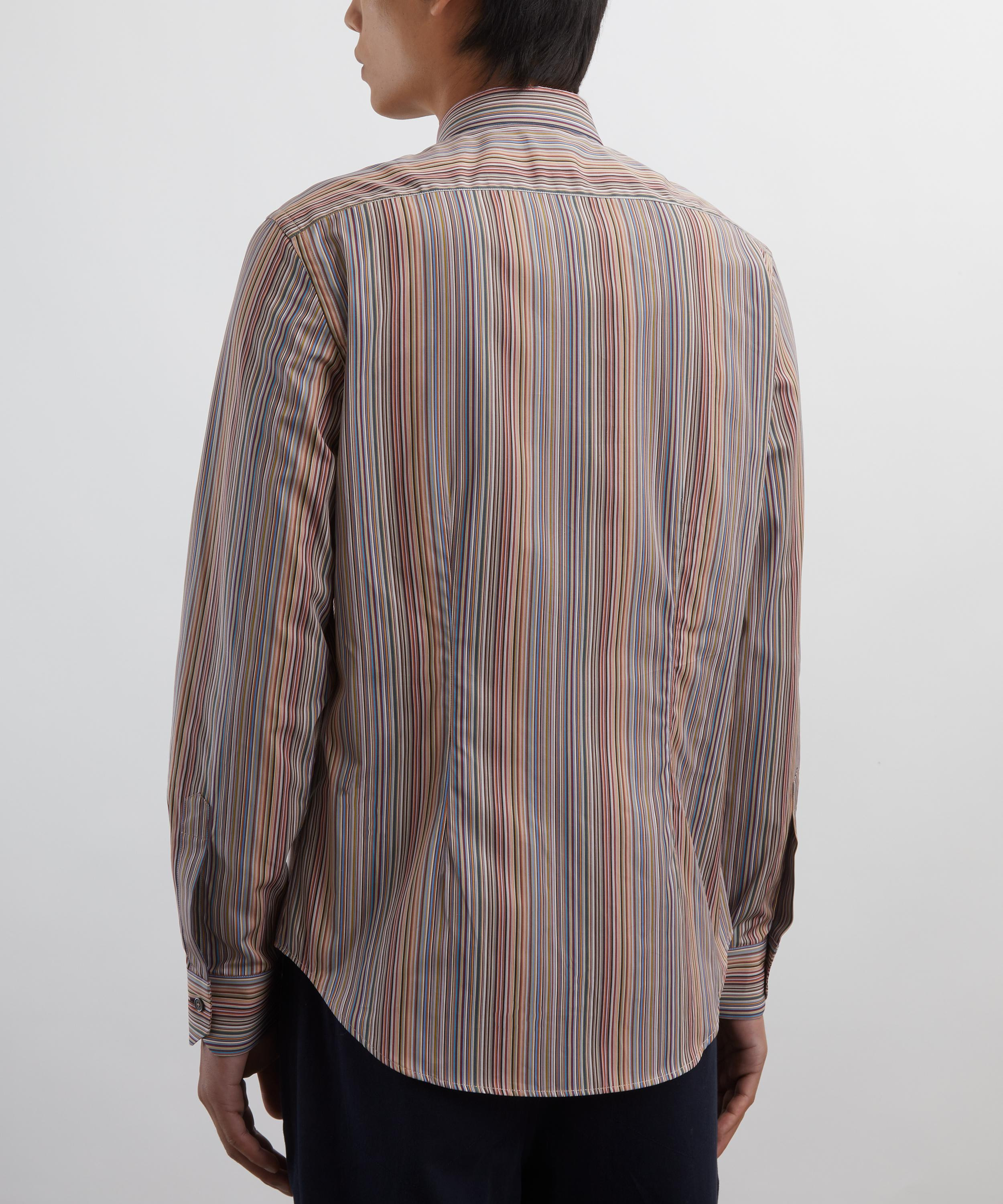 Slim-Fit Signature Stripe Cotton Shirt - 4