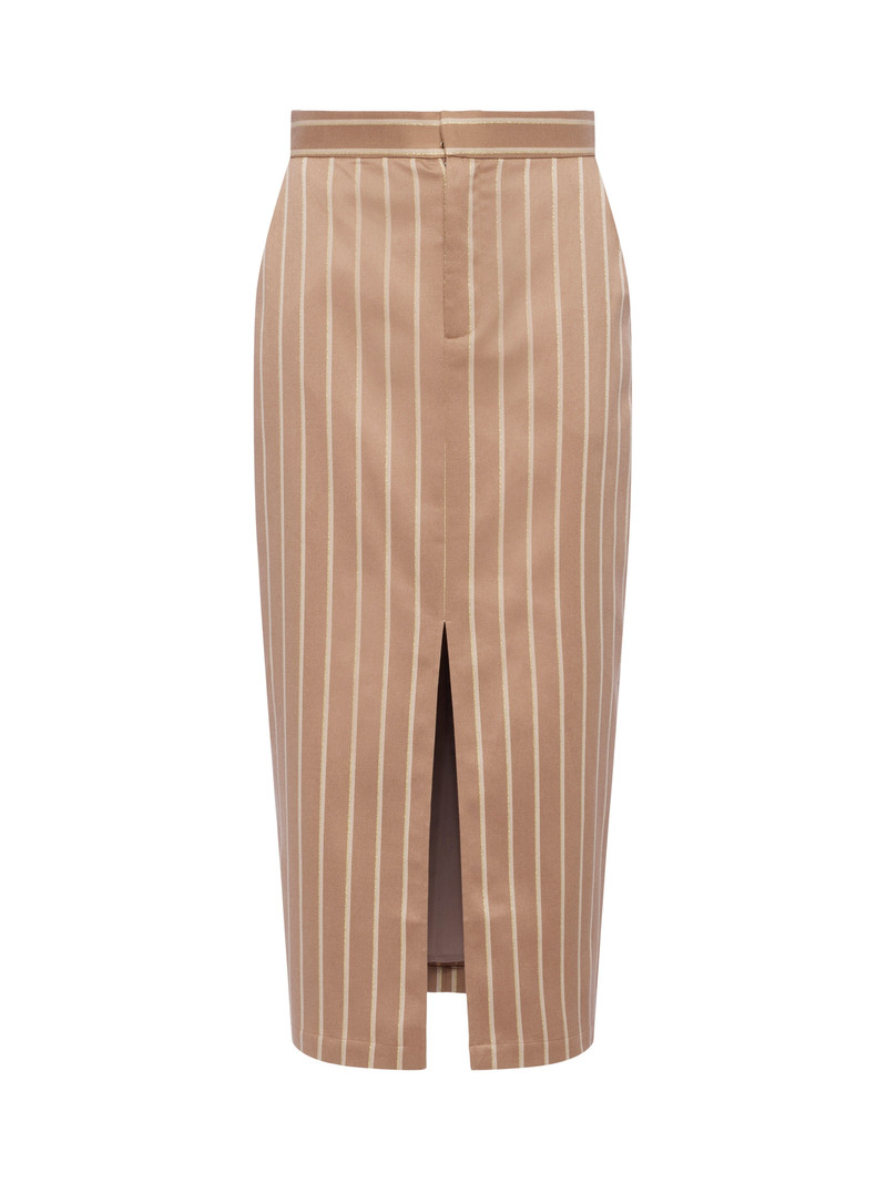 Madonna Pinstriped Midi Skirt 1