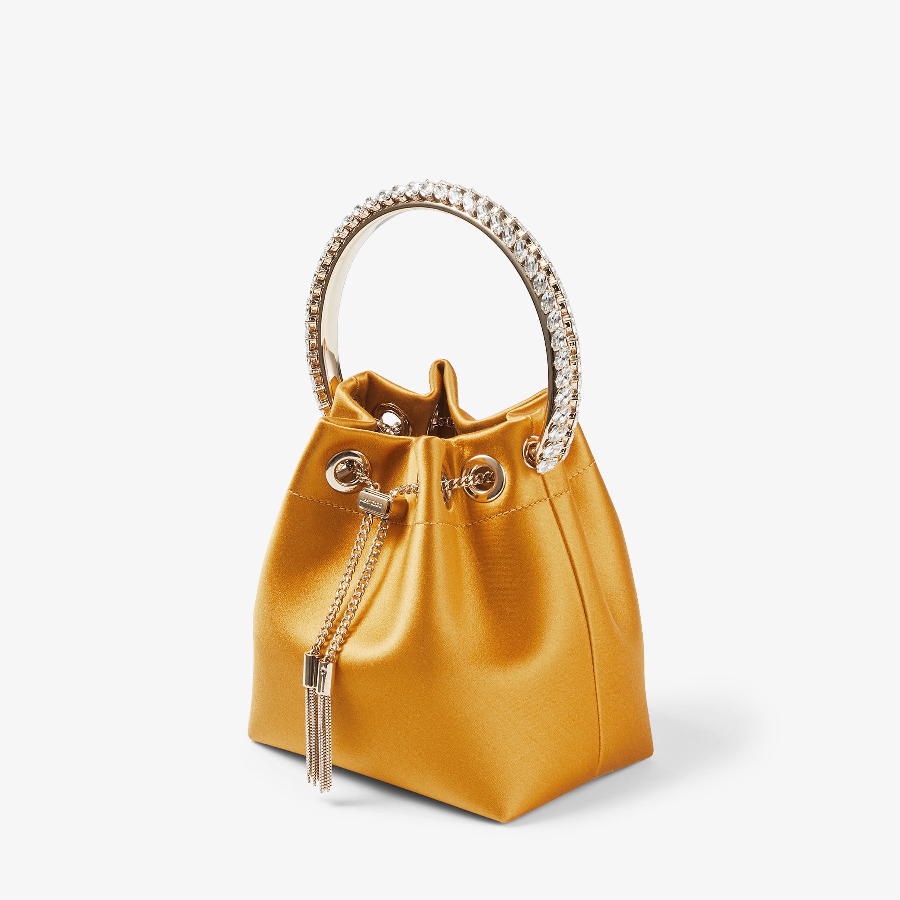 Bon Bon
Sunflower Satin Bag with Crystal Handle - 3