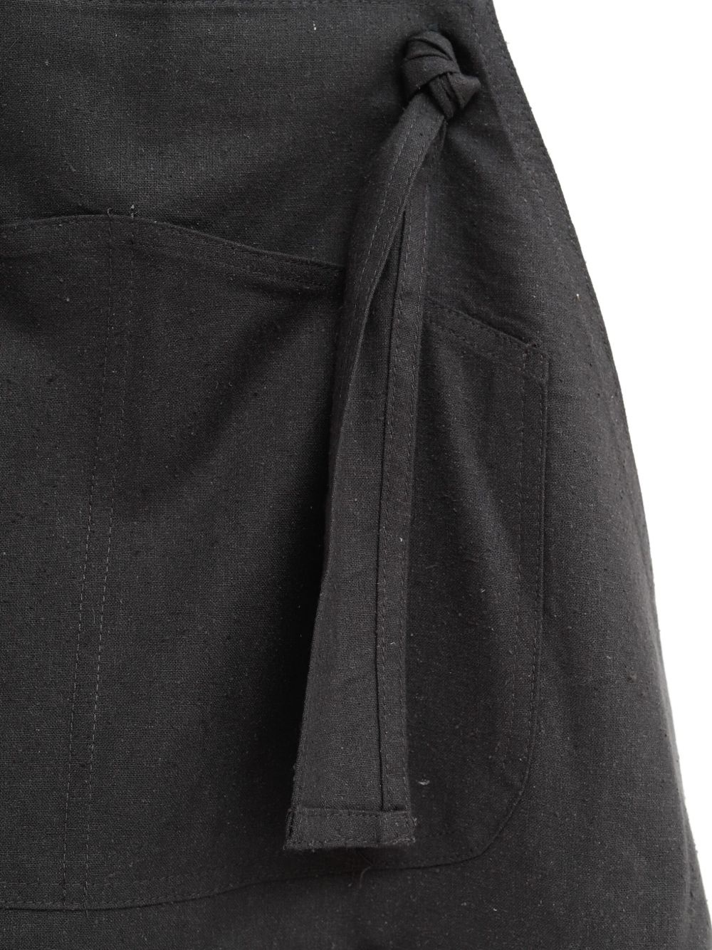 knot-detail dungarees - 3