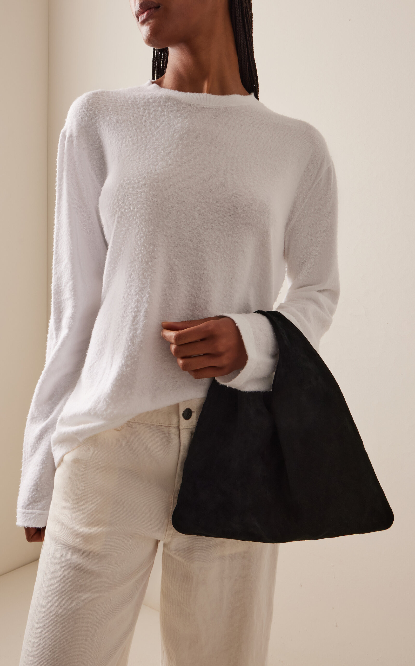 Small Bindle Suede Bag black - 2