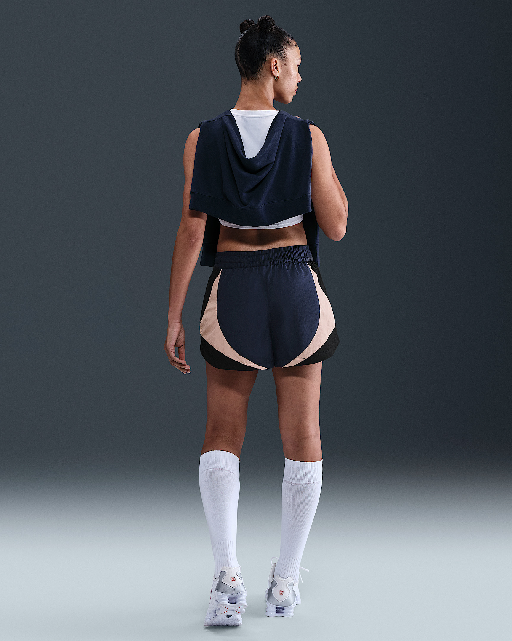 Nike Sportswear Women's Mid-Rise Loose 3" Track Shorts - 4