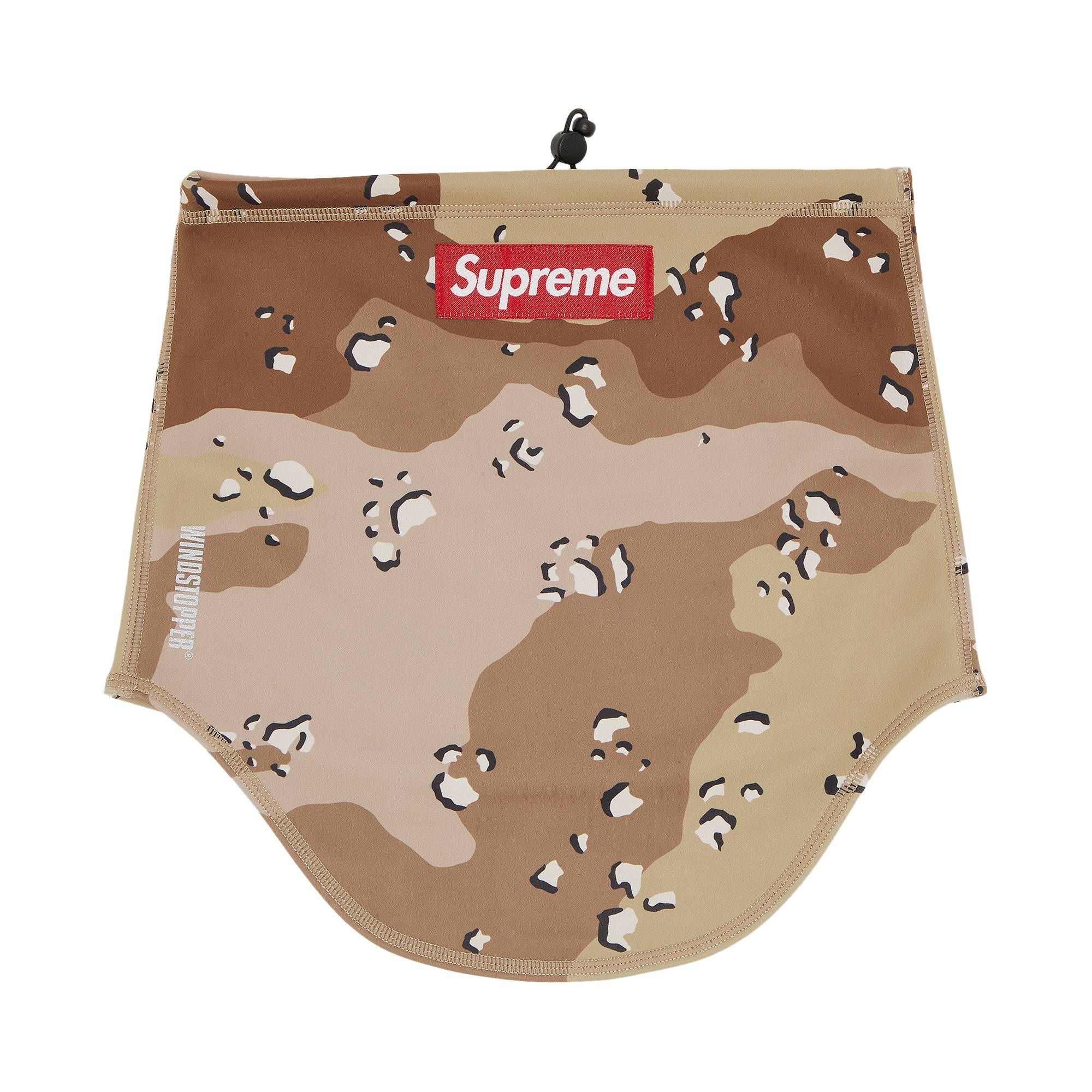 Supreme x WINDSTOPPER Neck Gaiter 'Chocolate Chip Camo' - 1