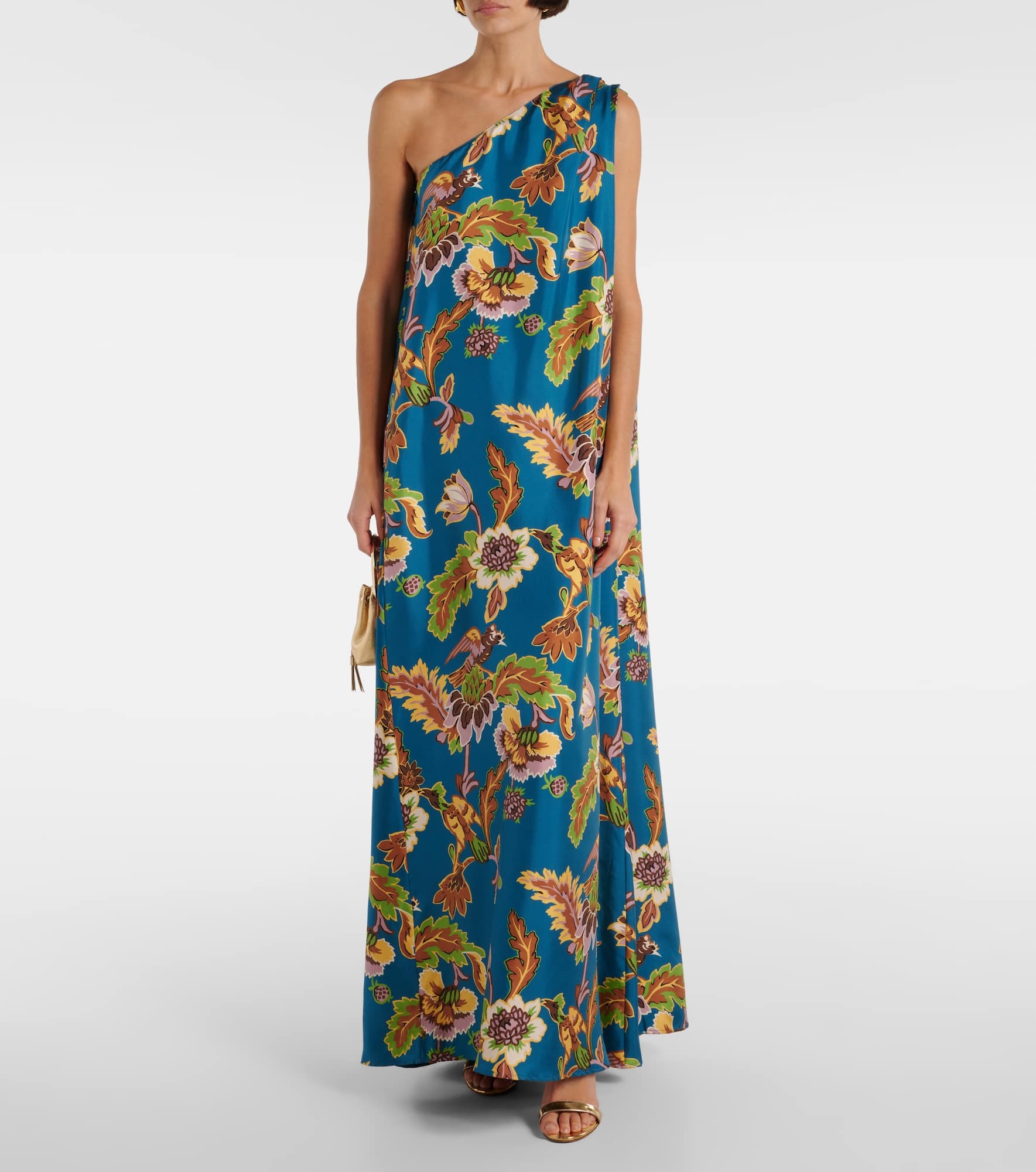 Roy printed silk maxi dress - 2
