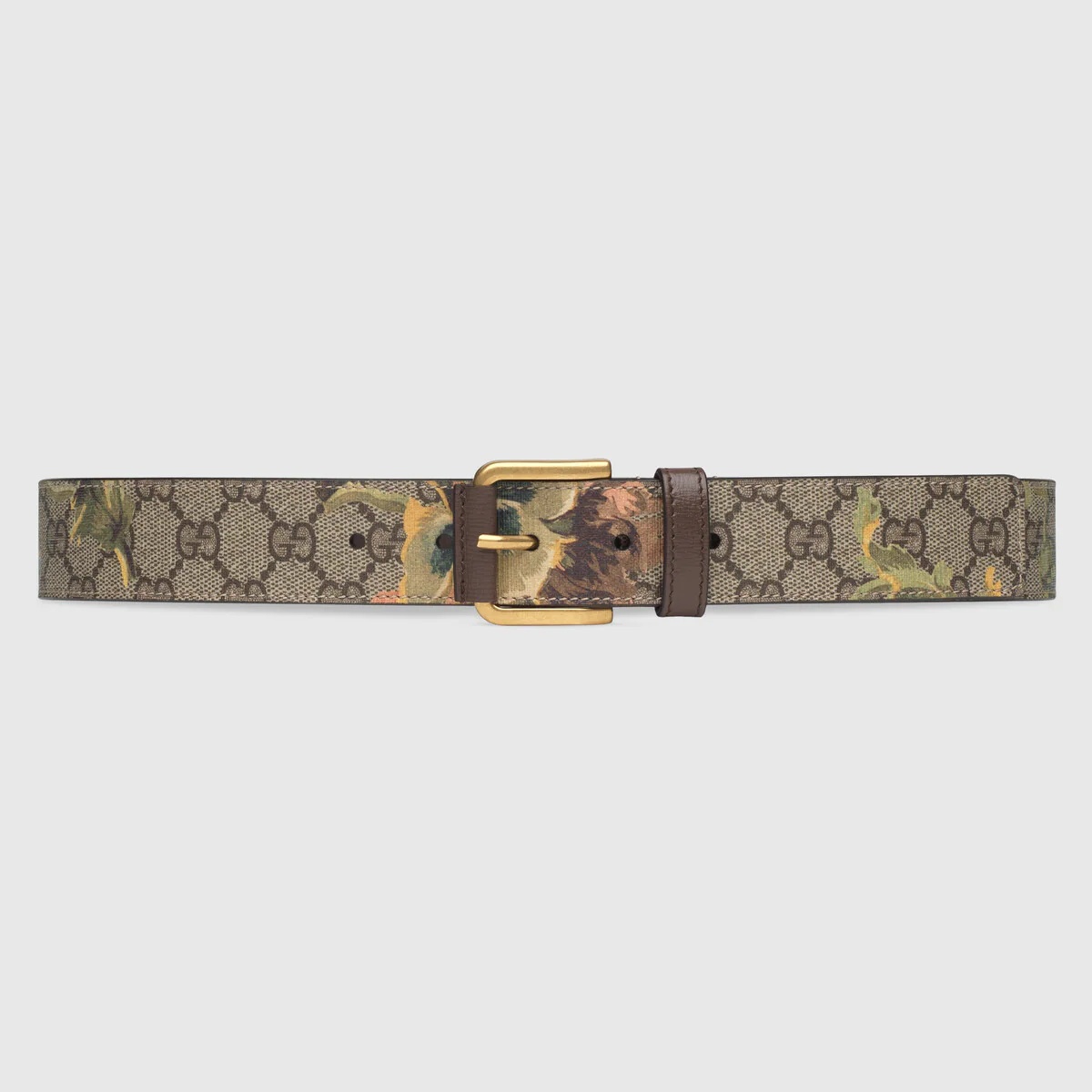 GG carnation print belt - 1