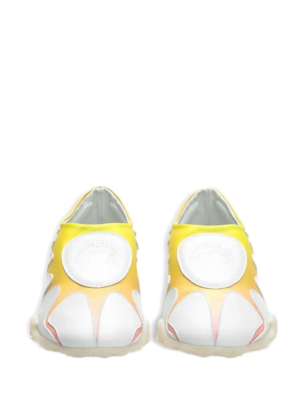 wave-patterned slip-on sneakers - 2