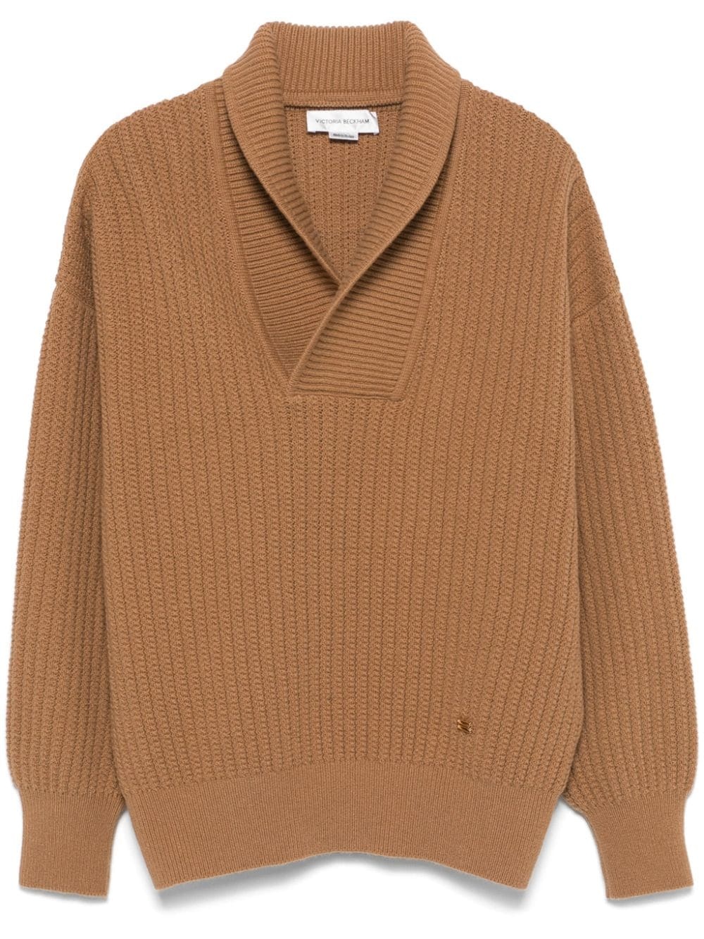split-neck sweater - 1