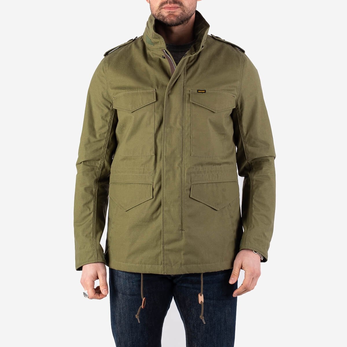 Oiled Cotton M-65 Jacket - Olive - 2