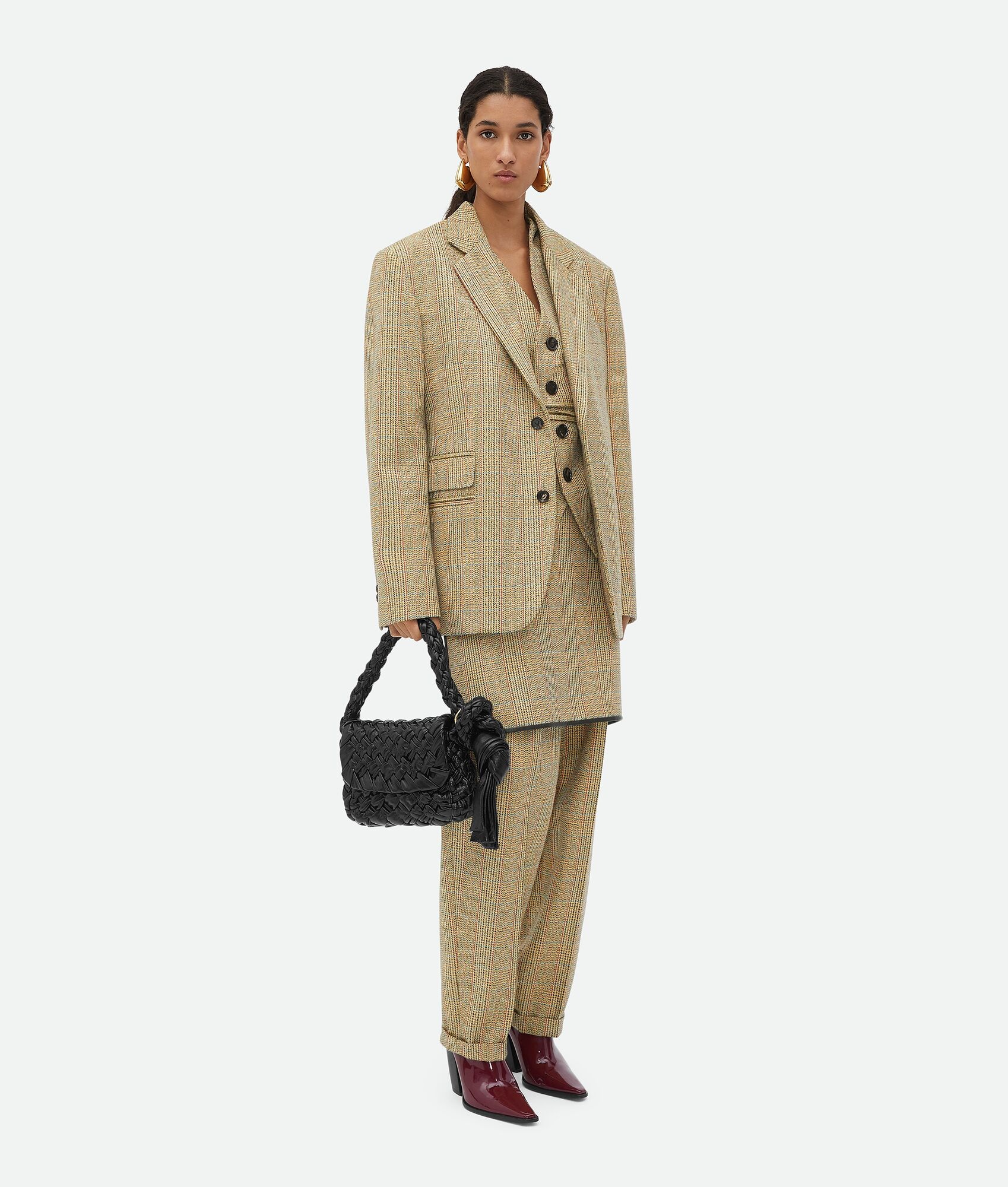 Prince Of Wales Wool Trousers - 4