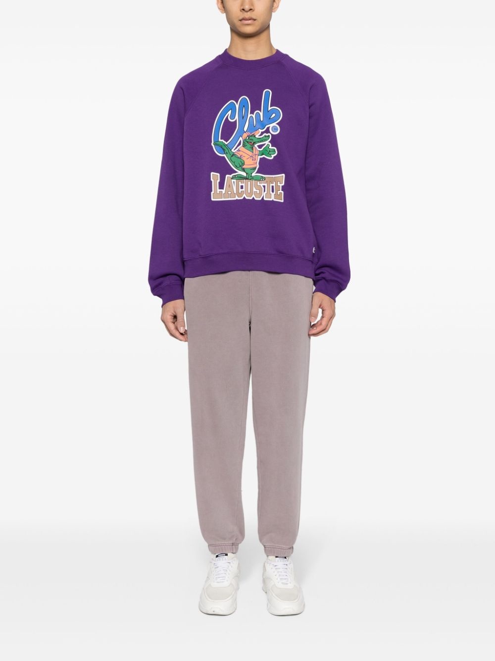 tapered cotton track pants - 2