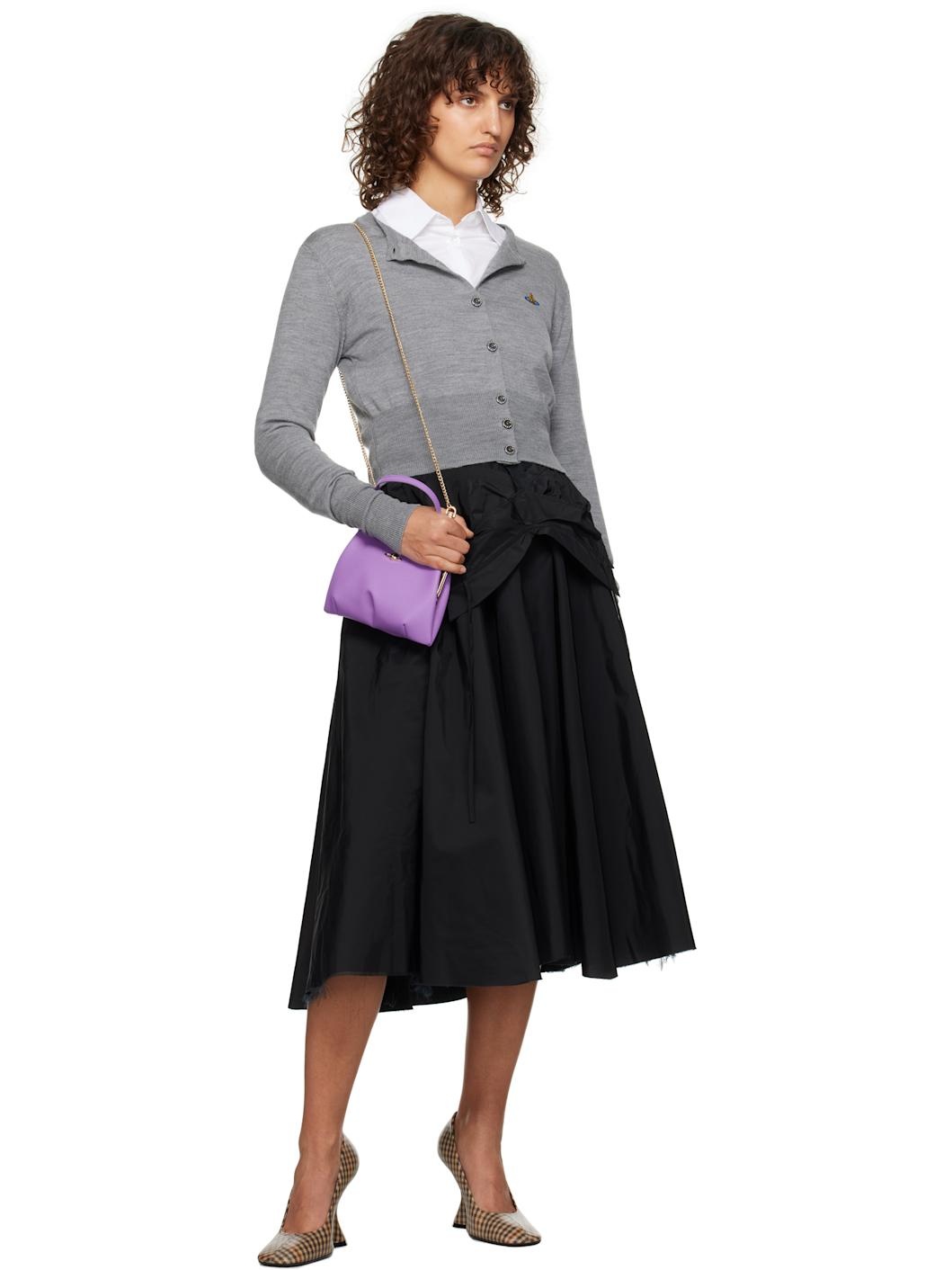 Purple Granny Frame Bag - 4