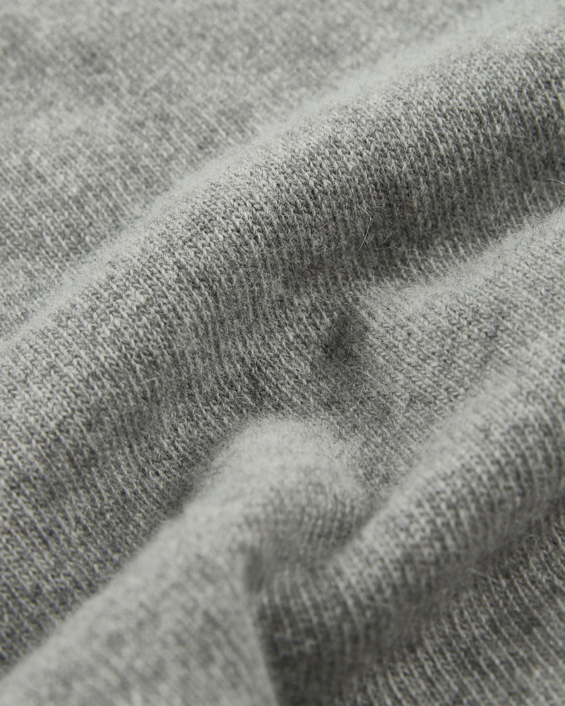 Regular fit crewneck sweater in wool and Angora 7