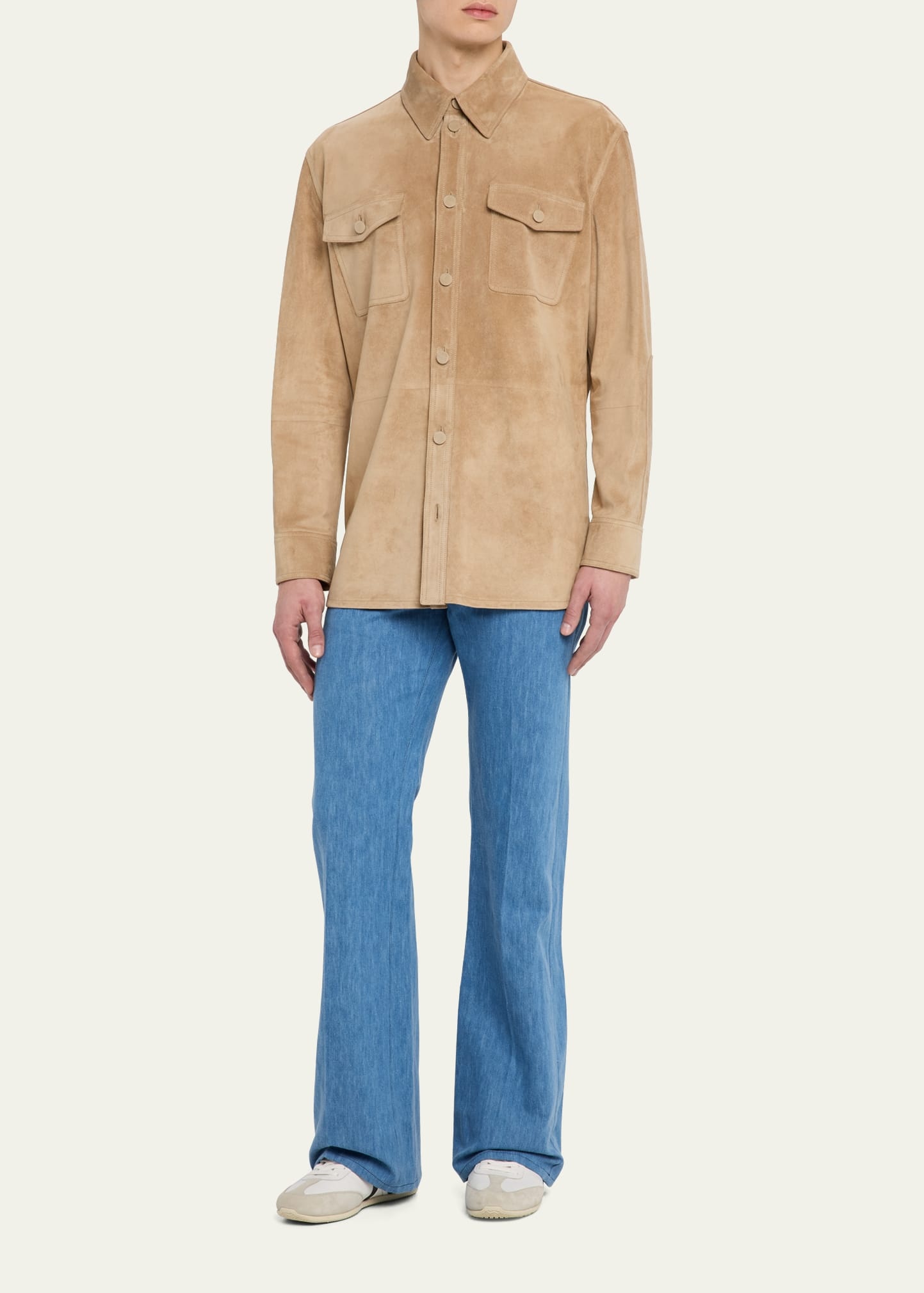 Men's Lucas Suede Overshirt - 2