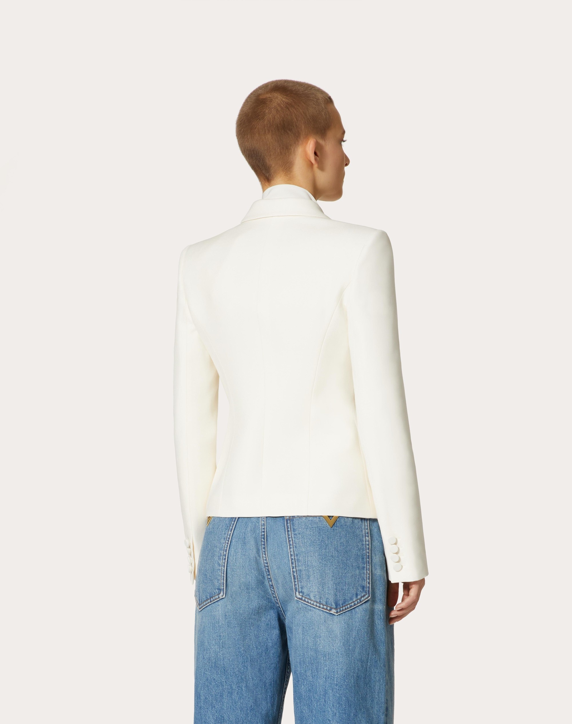 CREPE COUTURE JACKET - 4