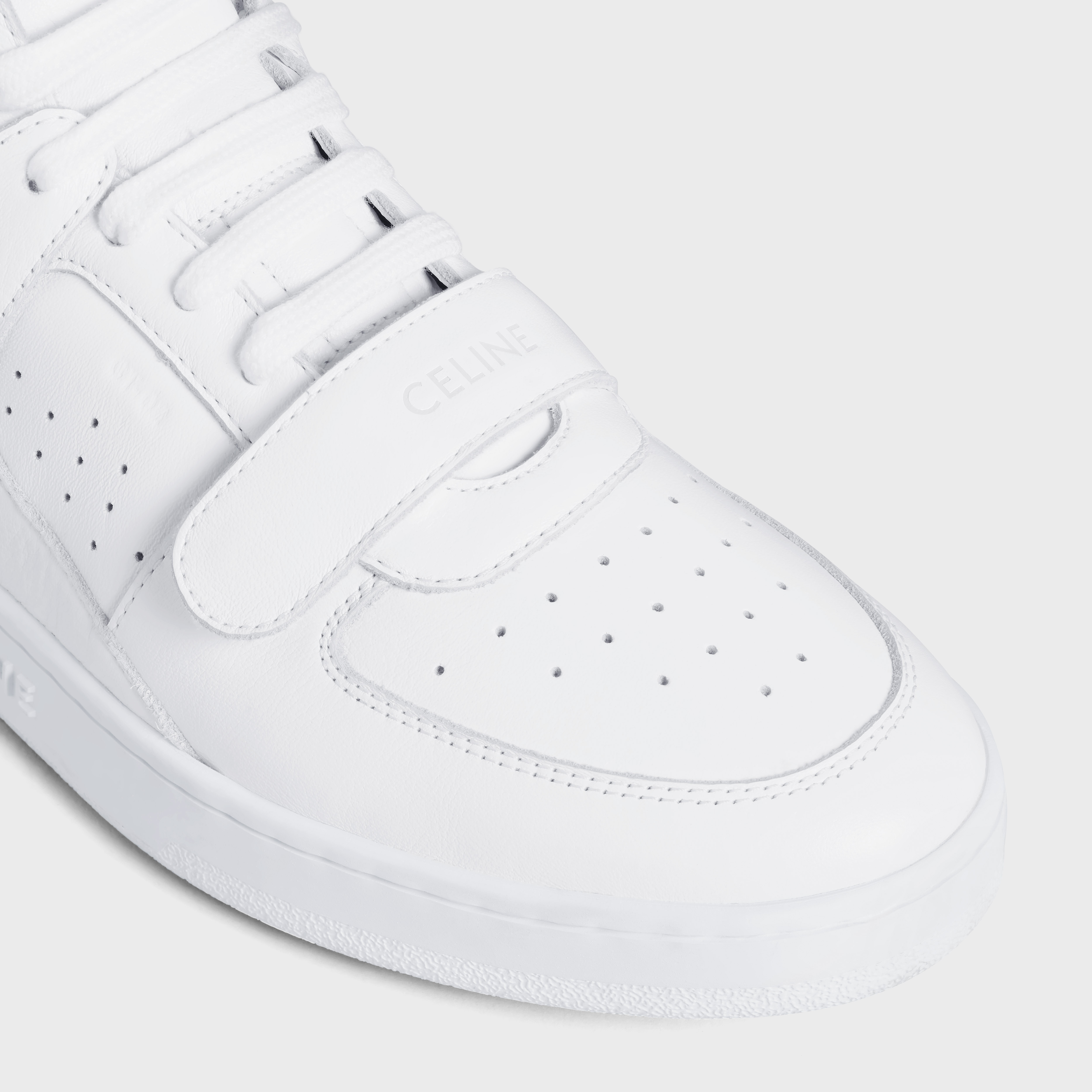 CT-02 CELINE TRAINER MID SNEAKER WITH SCRATCH in CALFSKIN - 4