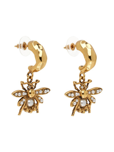 Erdem Gold Bee Earrings outlook