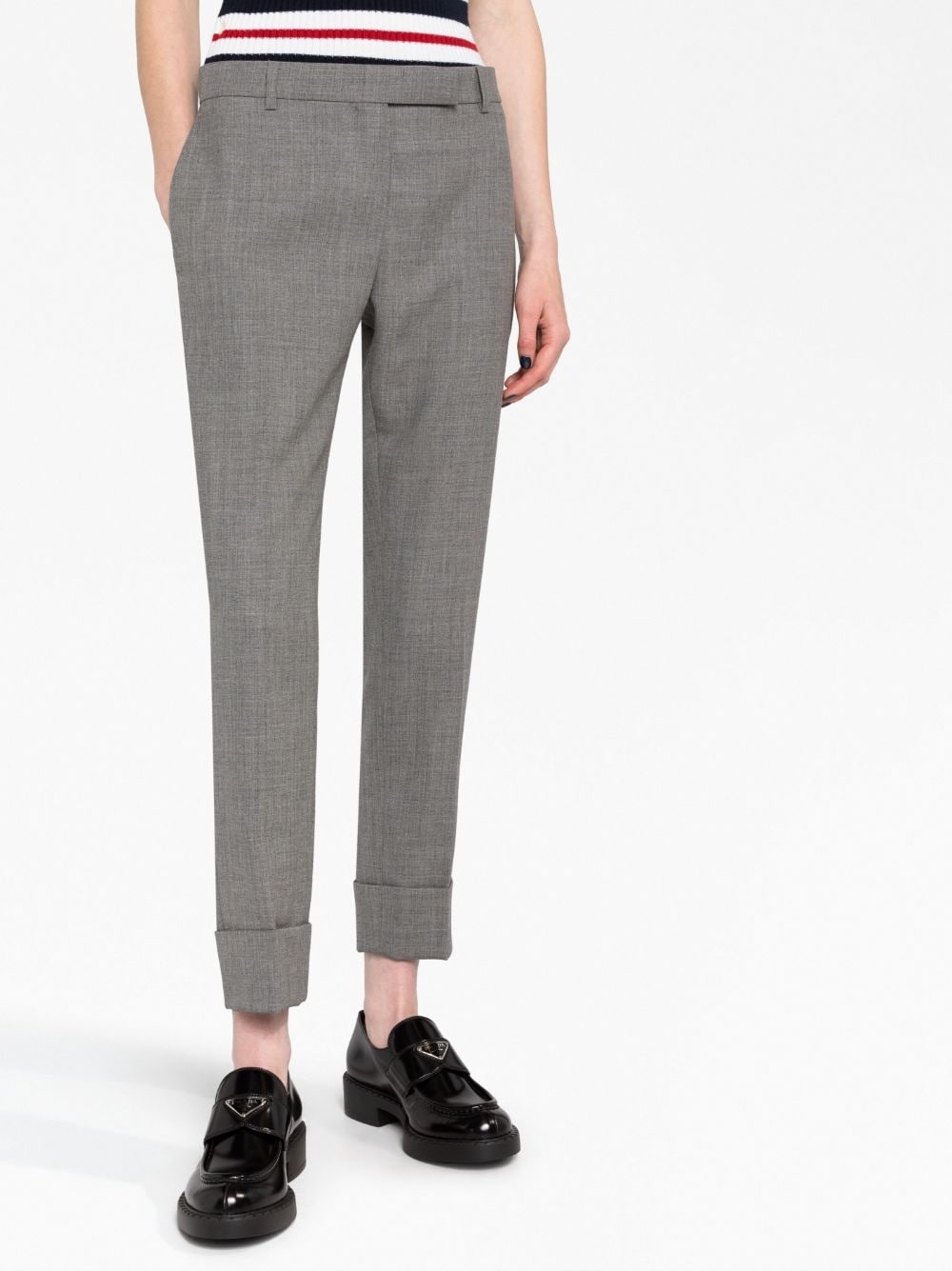 cropped tailored trousers - 5