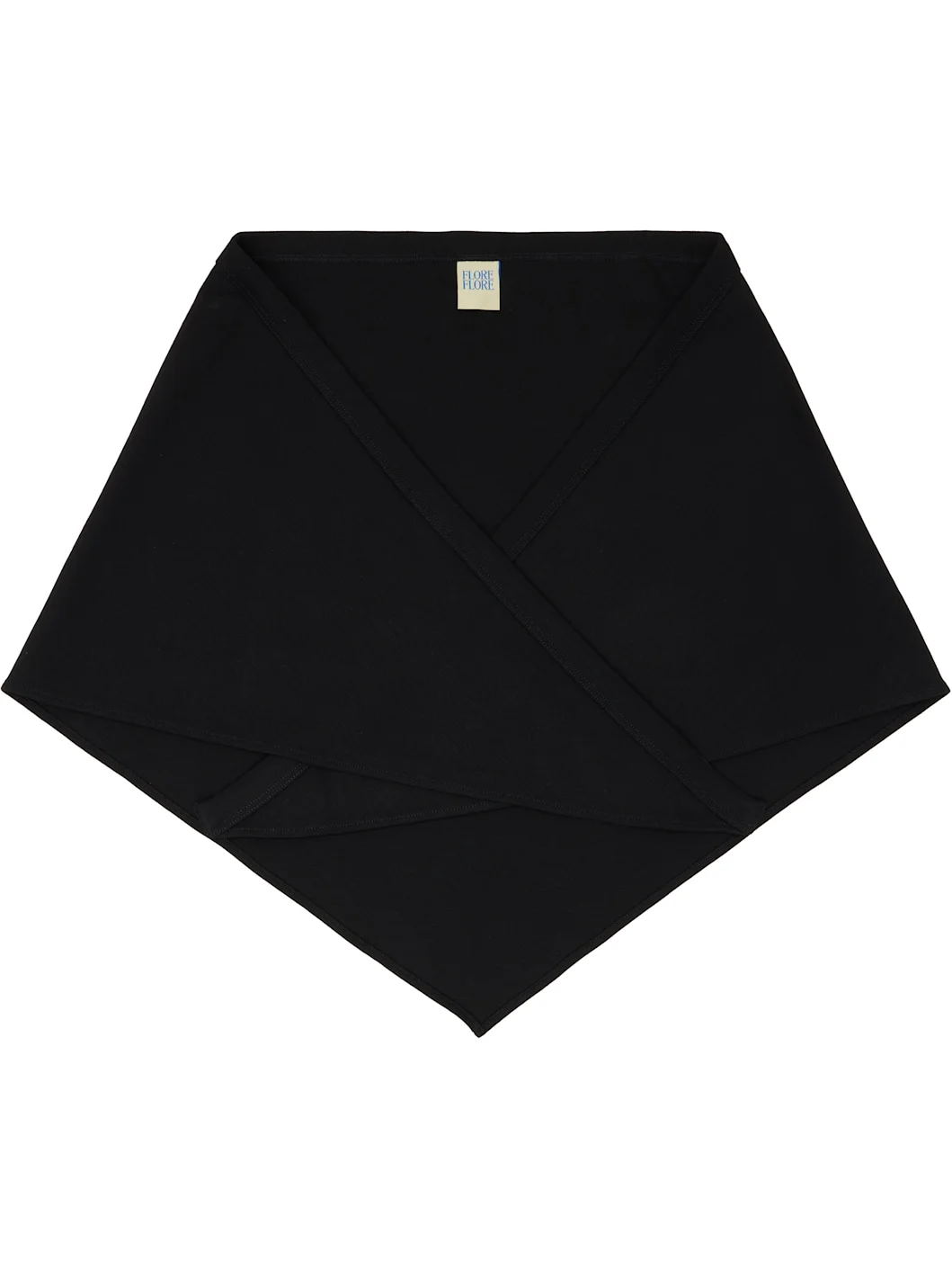 Black Flore Scarf - 1