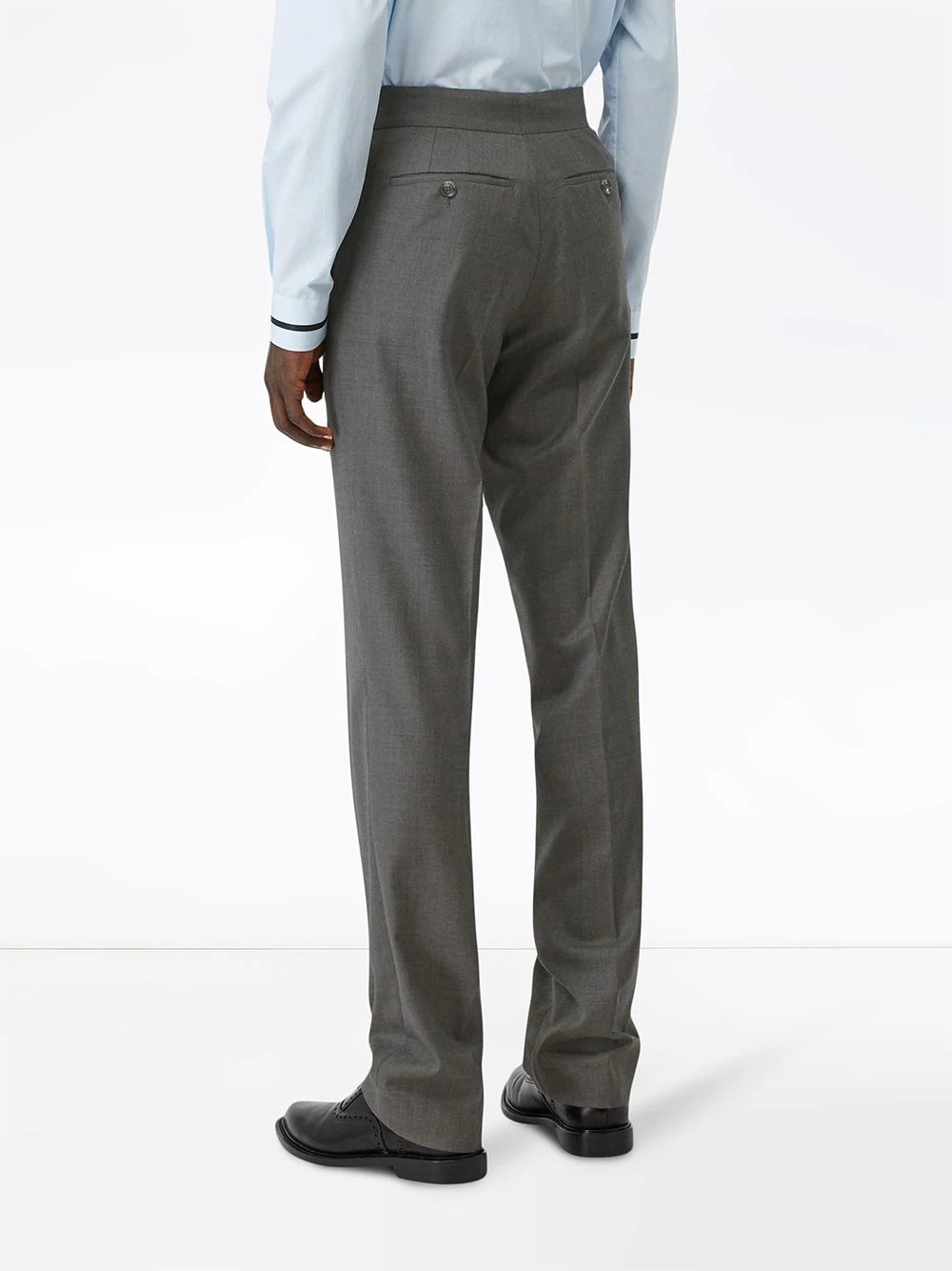 belted tailored trousers - 4