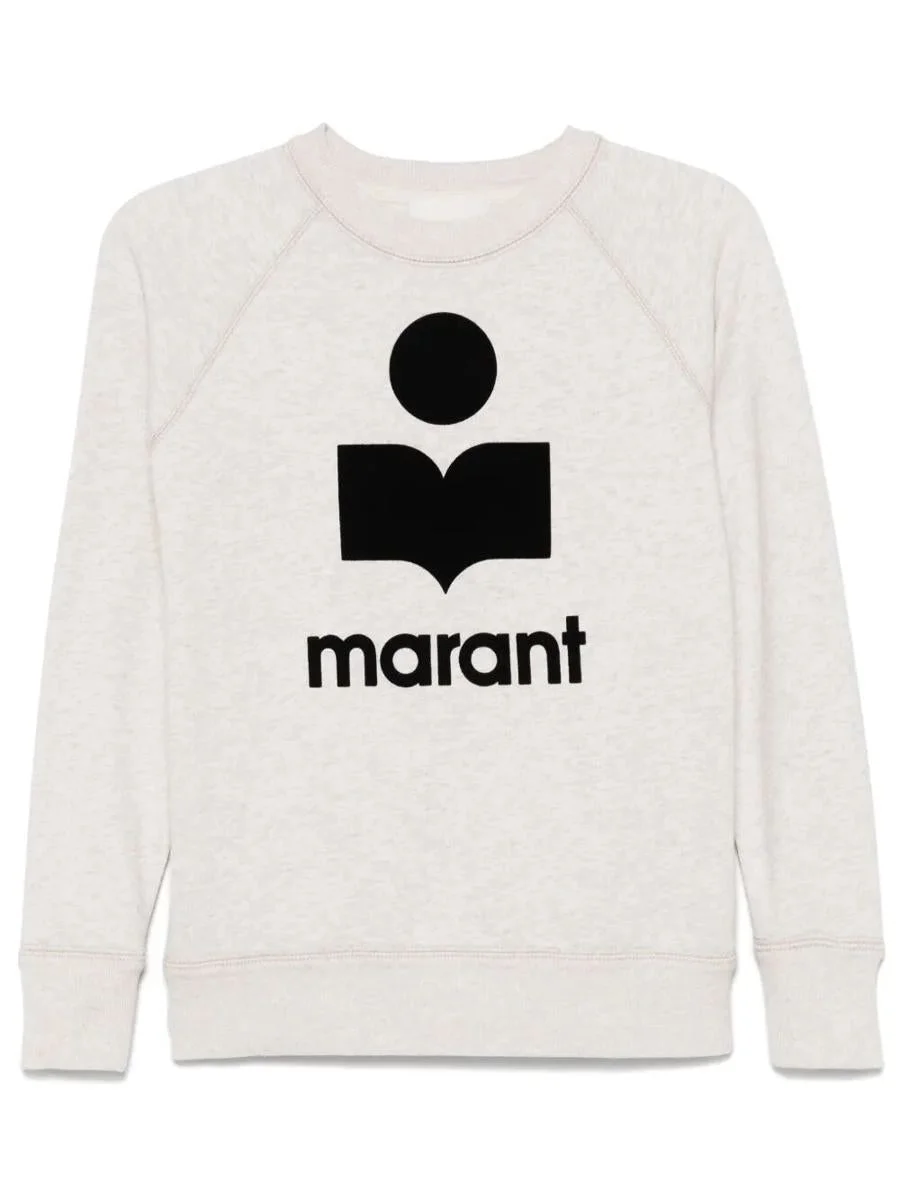 Isabel Marant Étoile Printed Logo Millyny Cotton Sweatshirt Clothing - 1