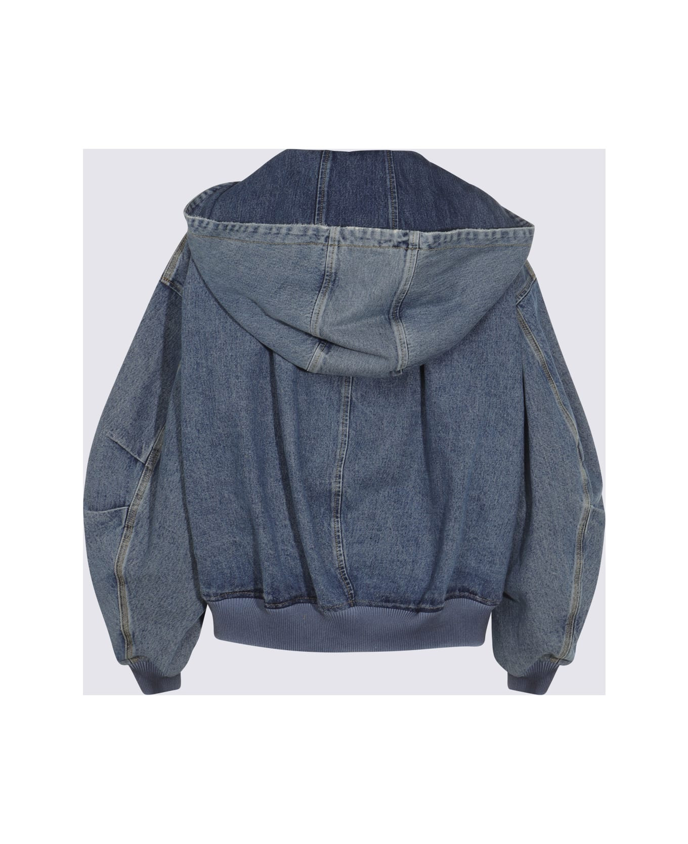 Blue Cotton Denim Jacket - 2