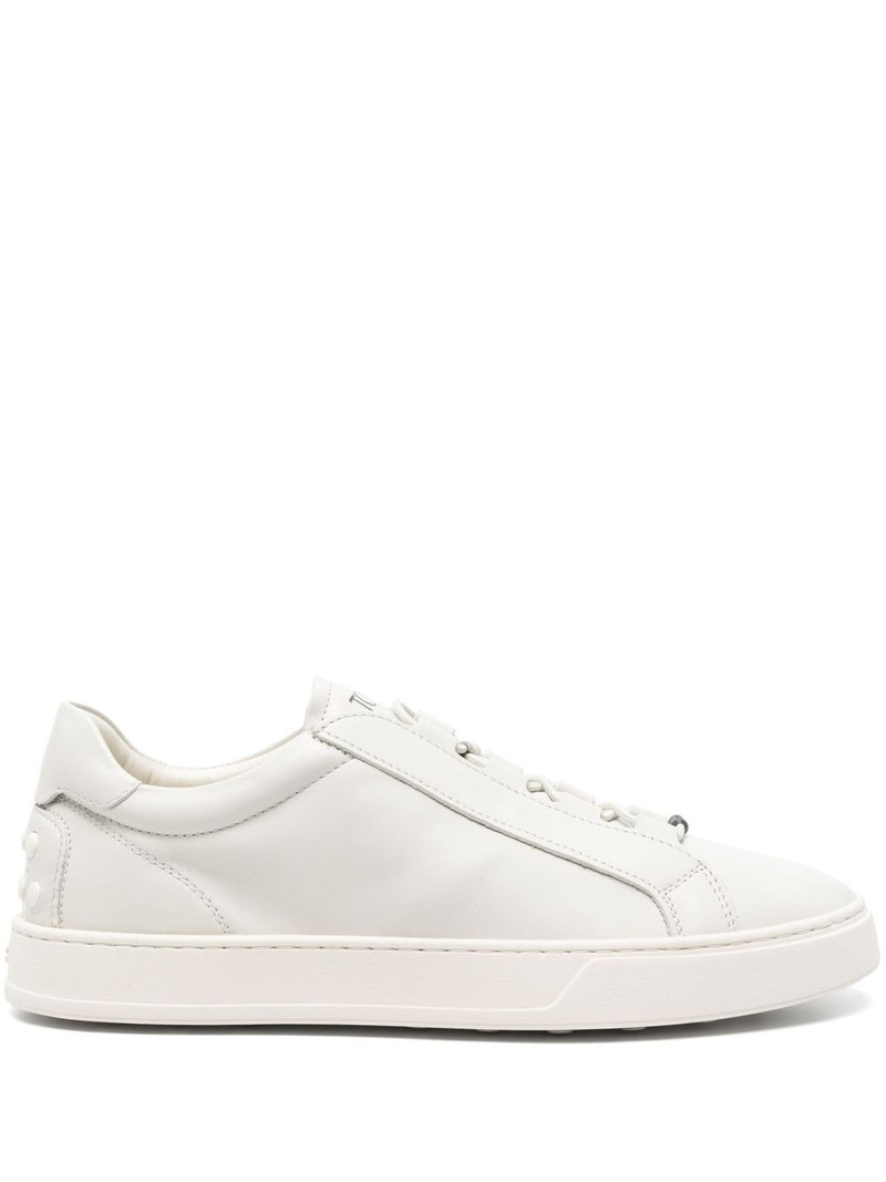 Tods Sneakers White Calf Leather - 1