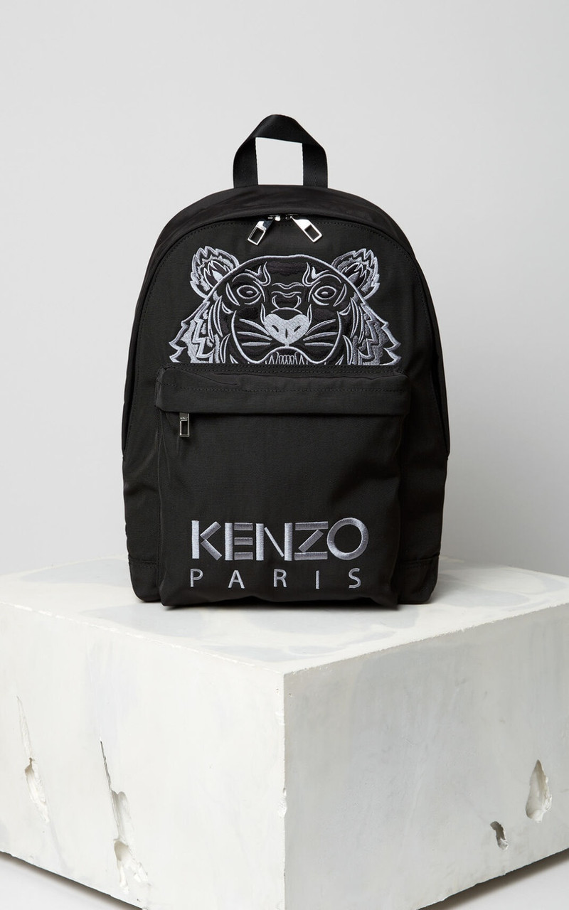 Large Tiger Canvas backpack 1