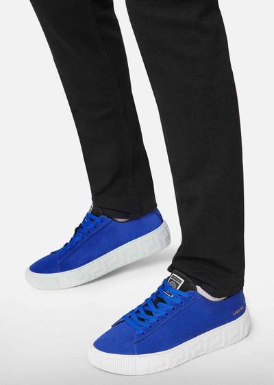 VERSACE Greca Suede Sneakers outlook