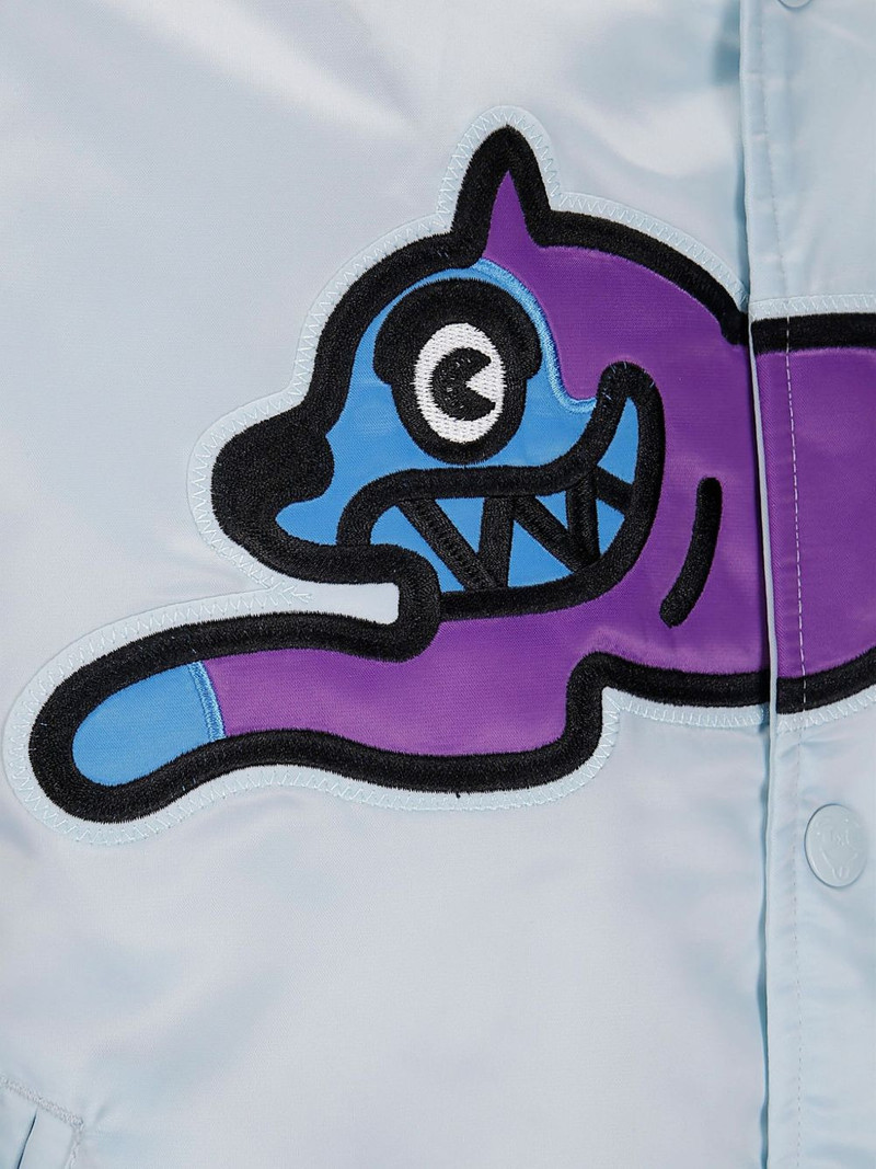 Running Dog satin bomber jacket 3