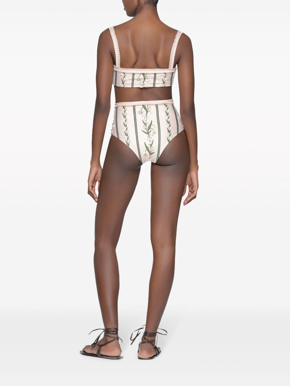 Nopal Perla floral-print bikini bottoms - 4