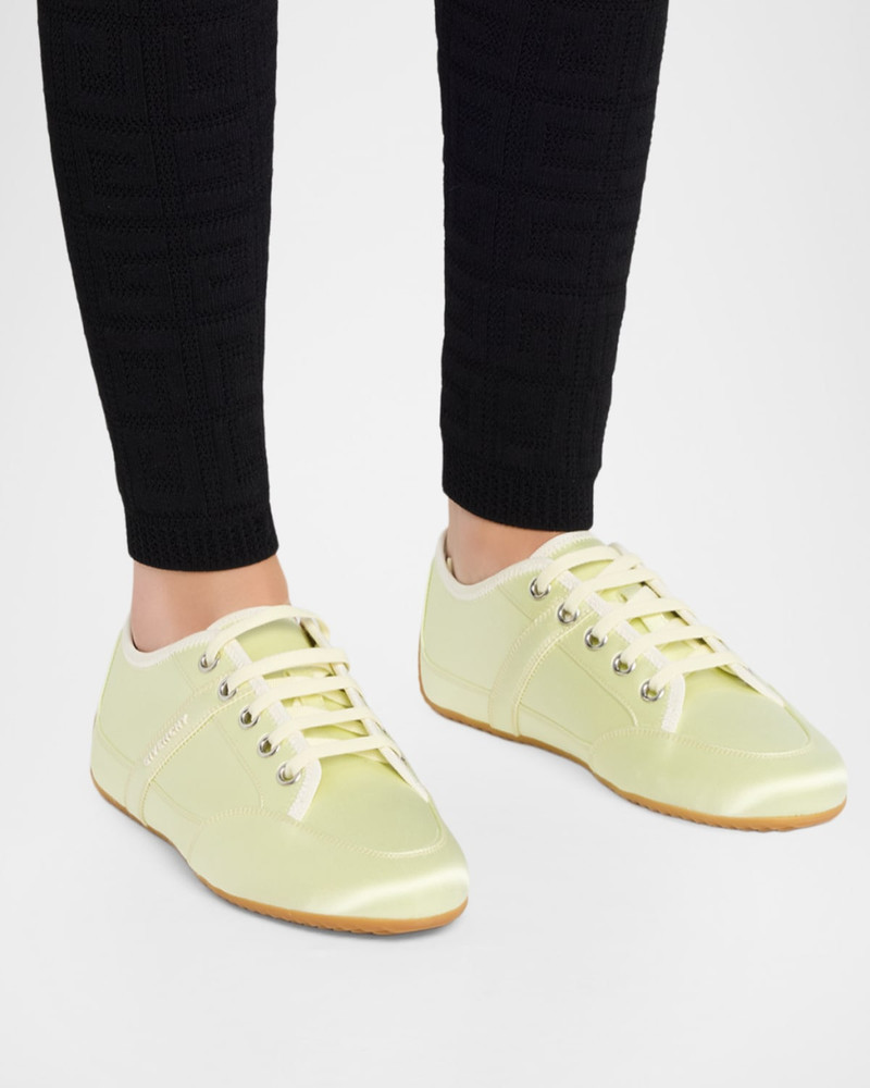 Givenchy Slim Satin Low-Top Sneakers outlook