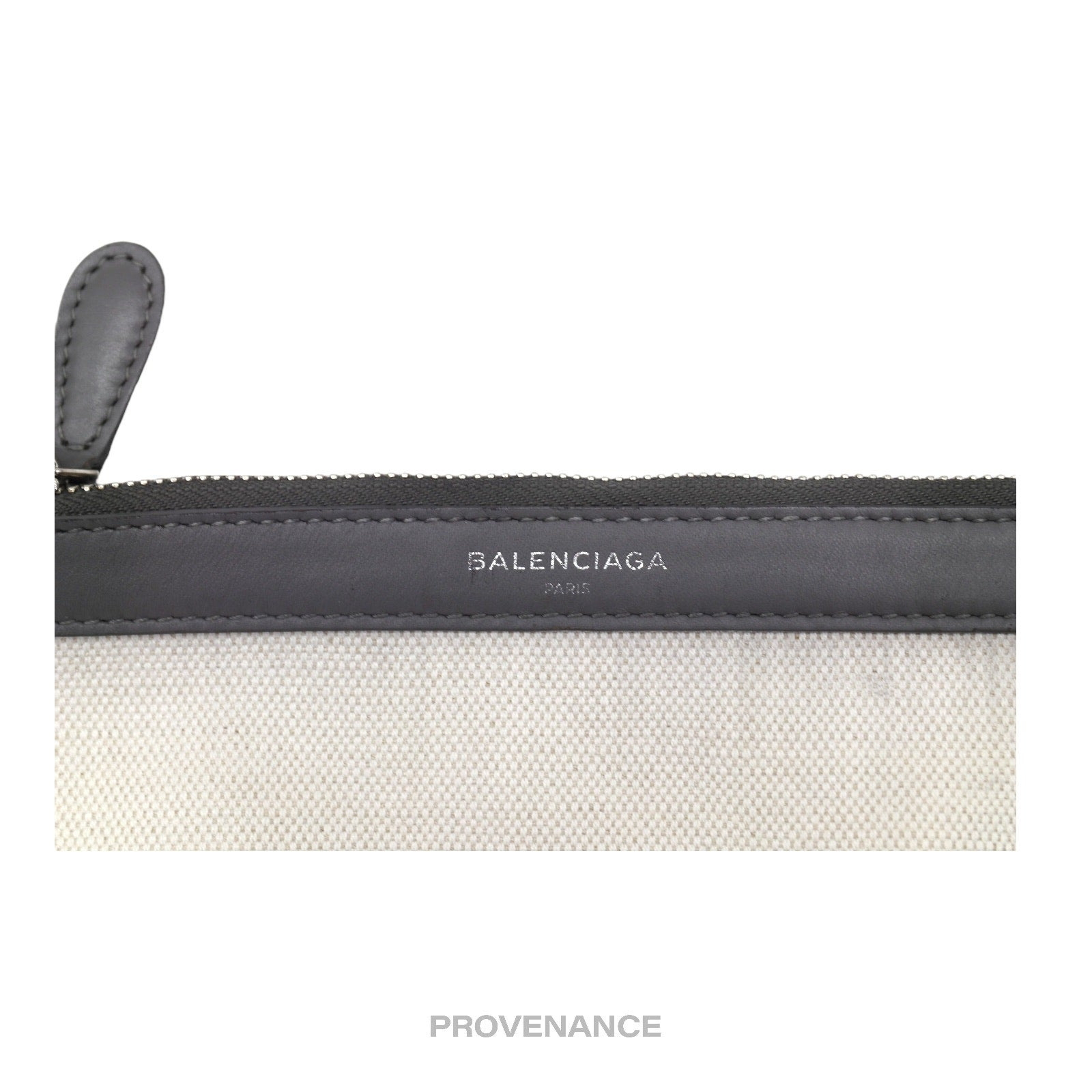 Balenciaga Zip Pouch Wallet - Canvas Gray - 6