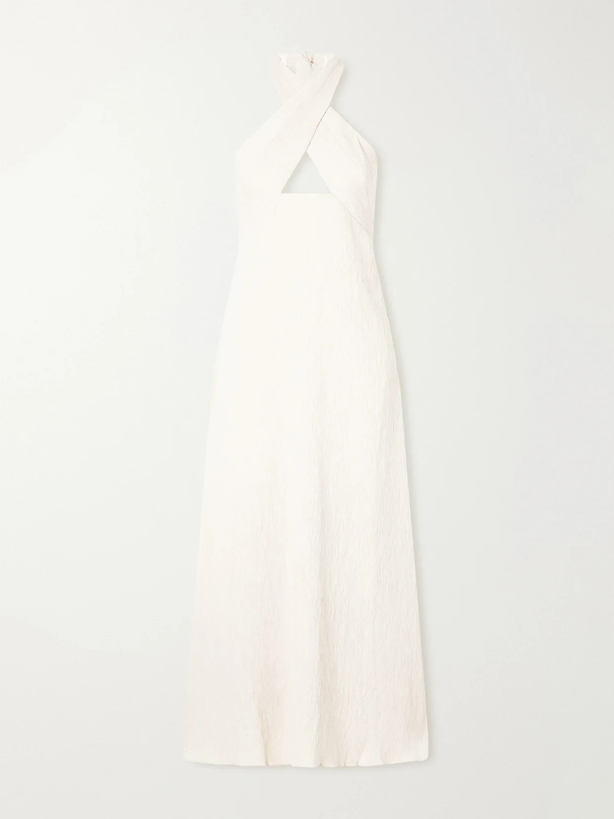 Light Heart Gauze Halterneck Maxi Dress - 1