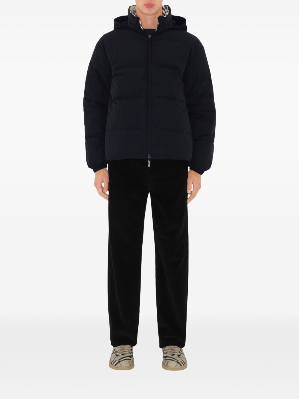Reversible Check Snowdon puffer jacket - 6