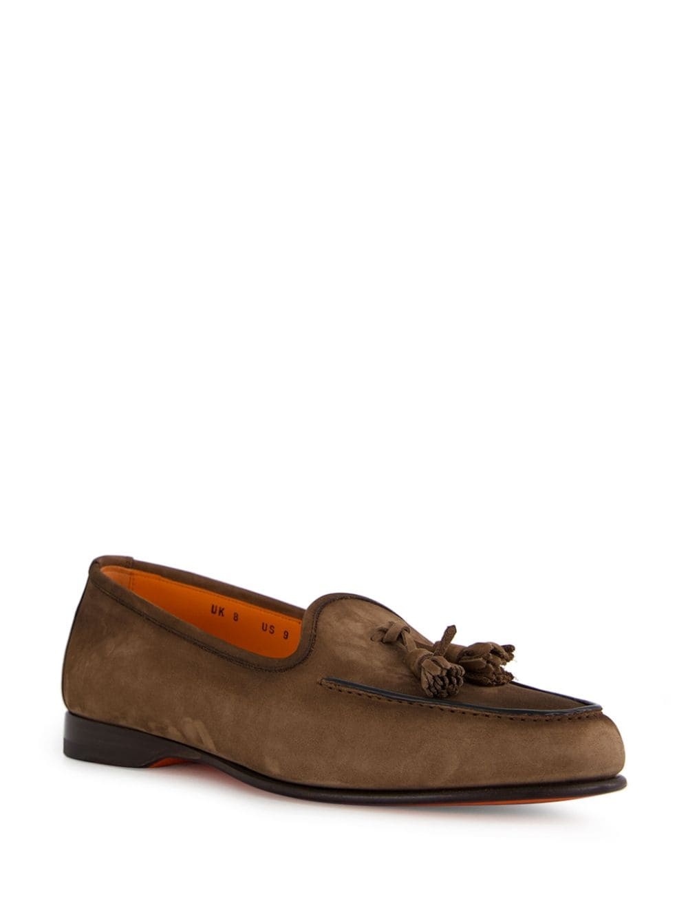 tassel-detail suede loafers - 2