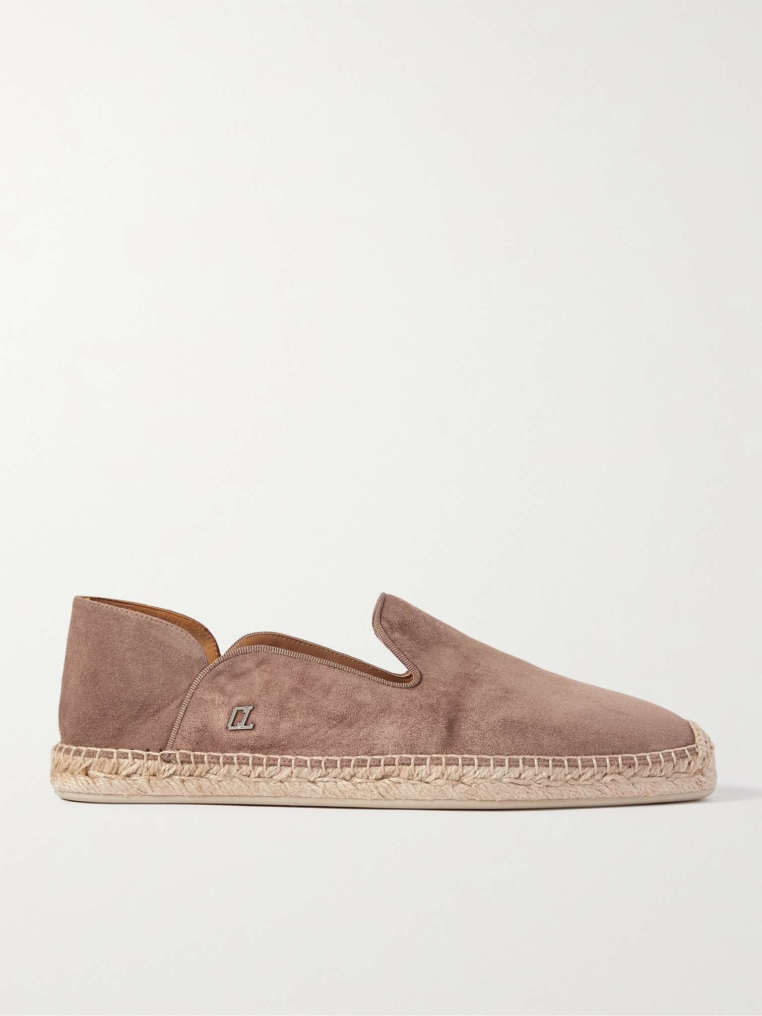 Collapsible-Heel Suede Espadrilles - 1