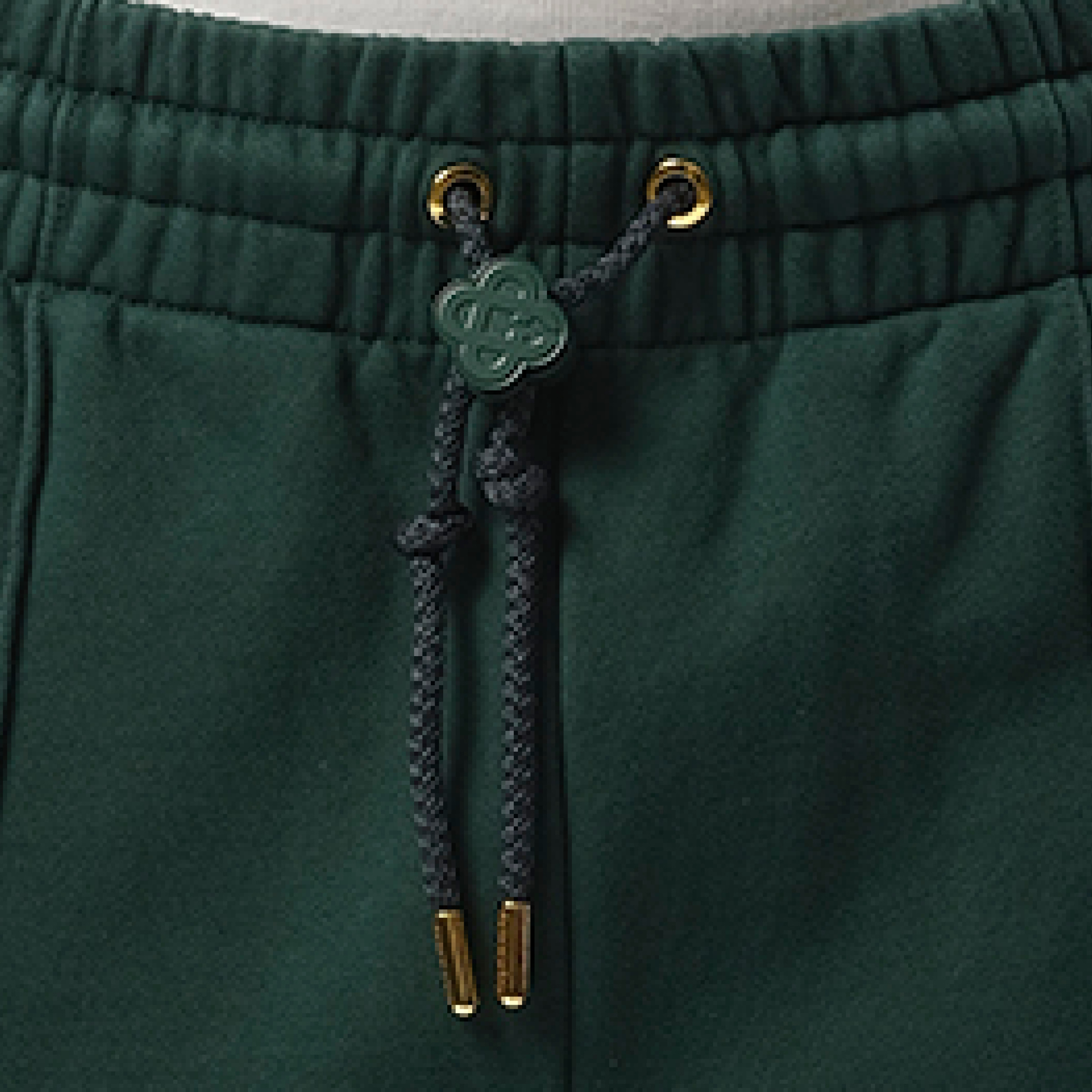Embroidered CC Patch Jogger in Green - 3