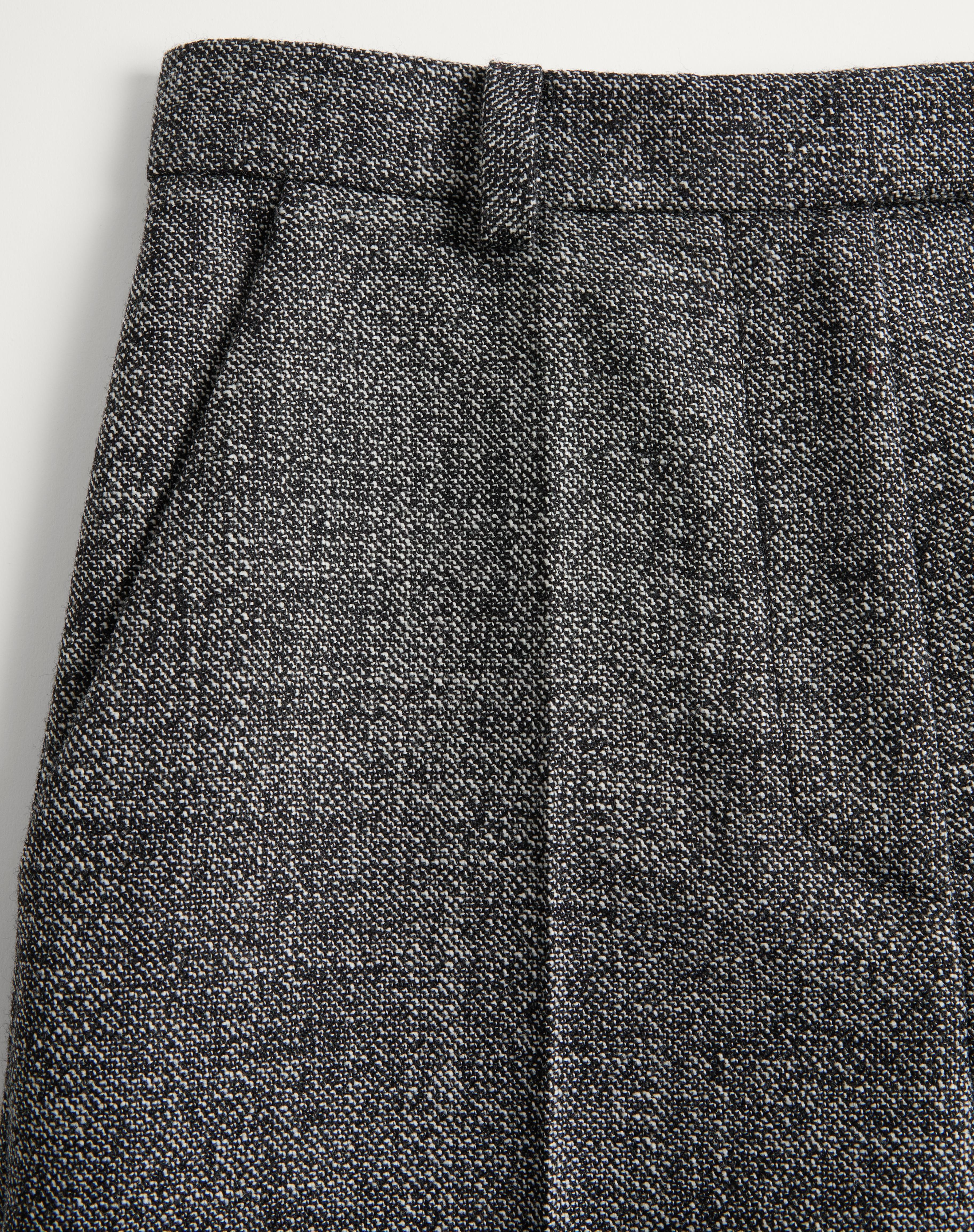 WOOL MOULINÉ PANTS - 6