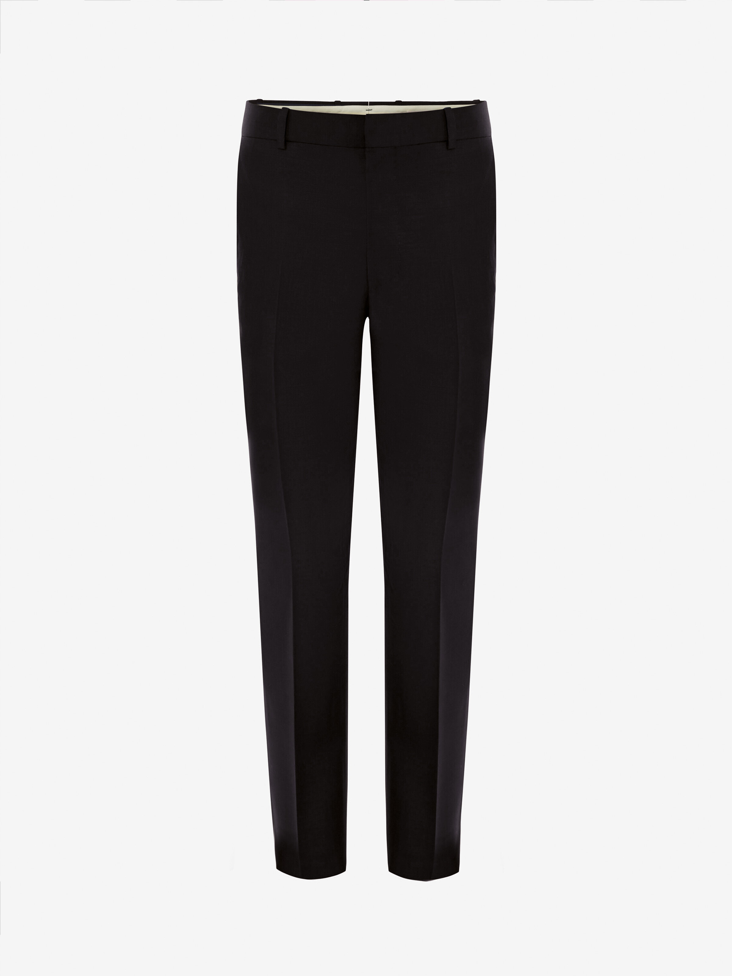 Men's McQueen Classic Selvedge Mohair Pants in Black - 2