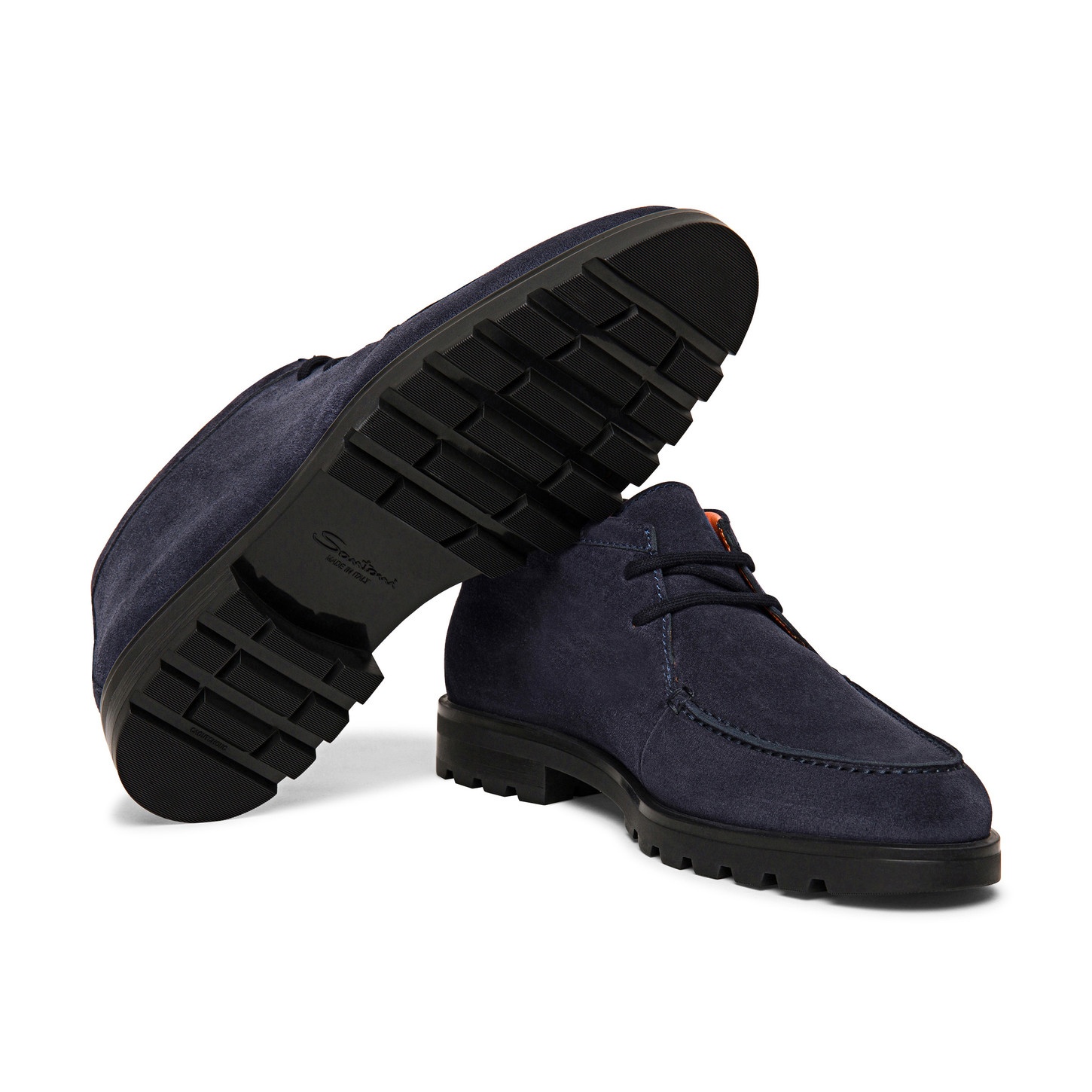 Men’s blue suede desert boot - 3